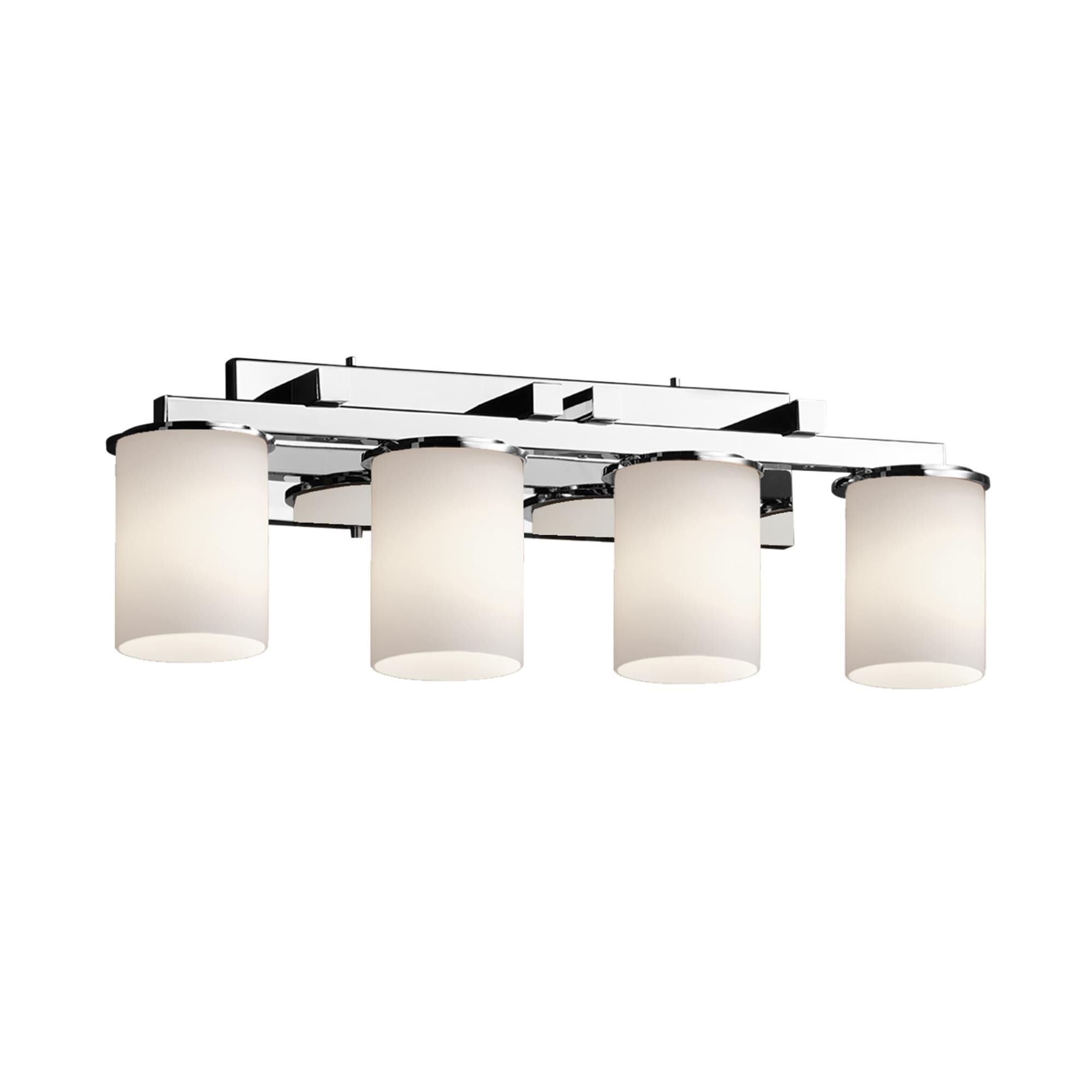 Fusion 29 Inch 4 Light Bath Vanity Light by Justice Design Group