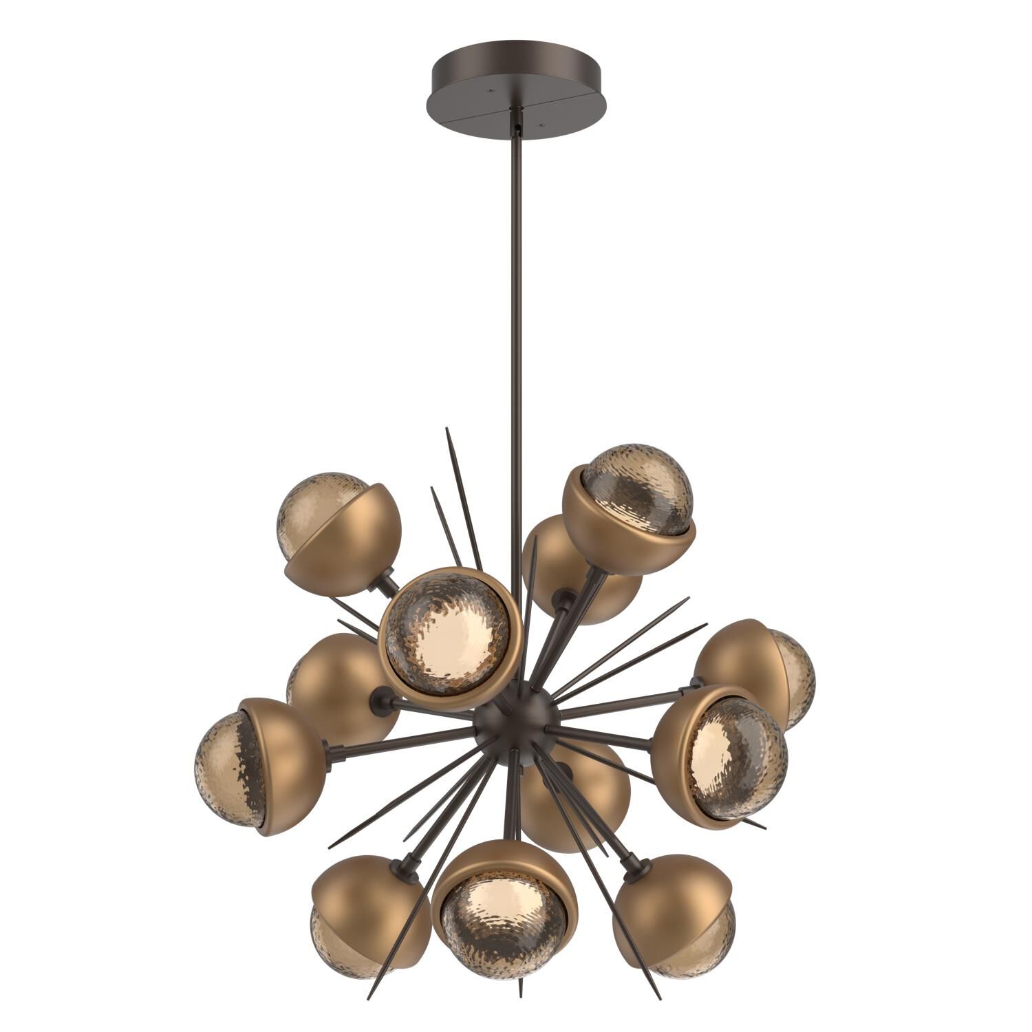 Shown in Flat Bronze finish and Bronze glass and Novel Brass accent