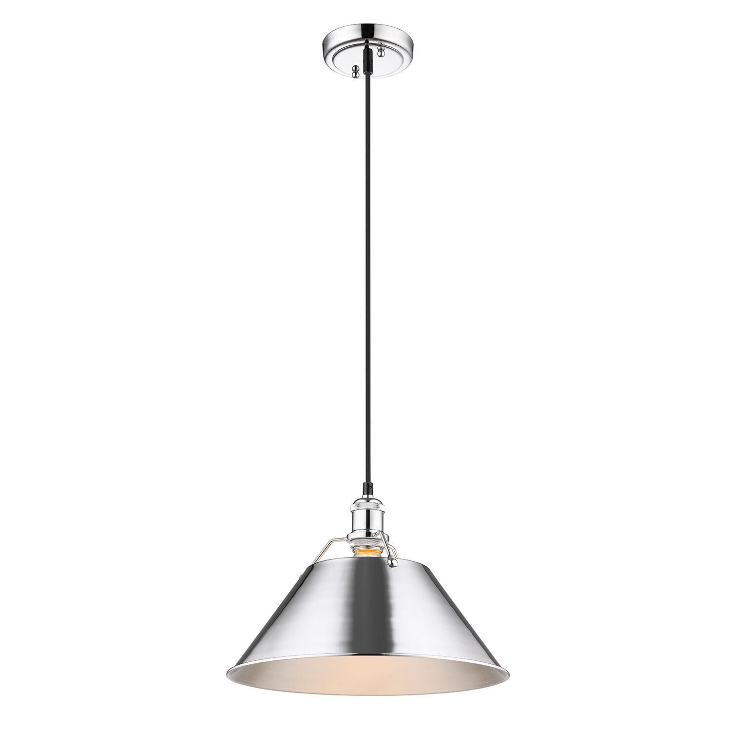 Shown in Chrome finish and Chrome shade