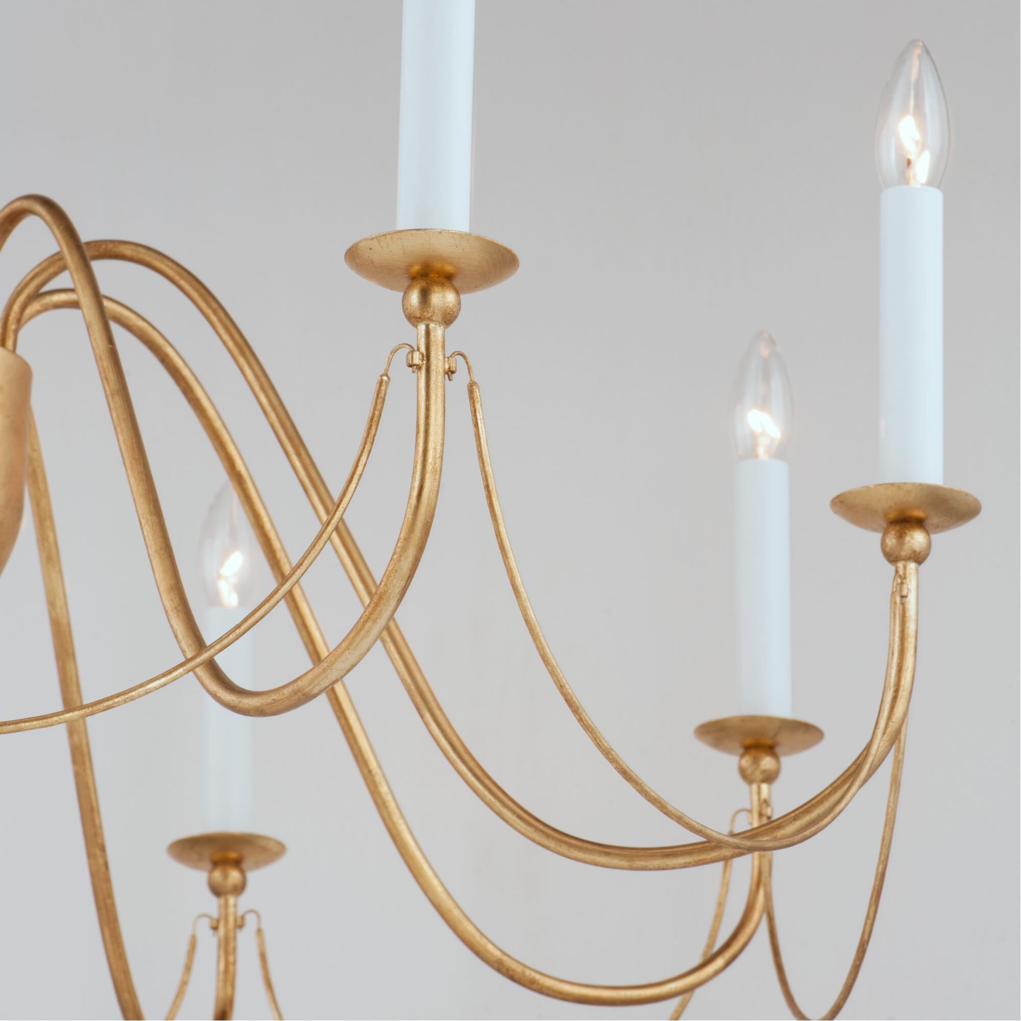 Plumette 36 Inch 8 Light Chandelier by Maxim Lighting