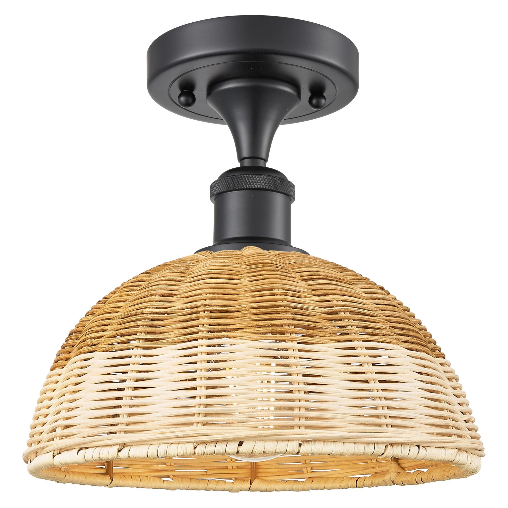 Bruno Marashlian Bristol Natural II 9 Inch Semi Flush Mount by Innovations Lighting