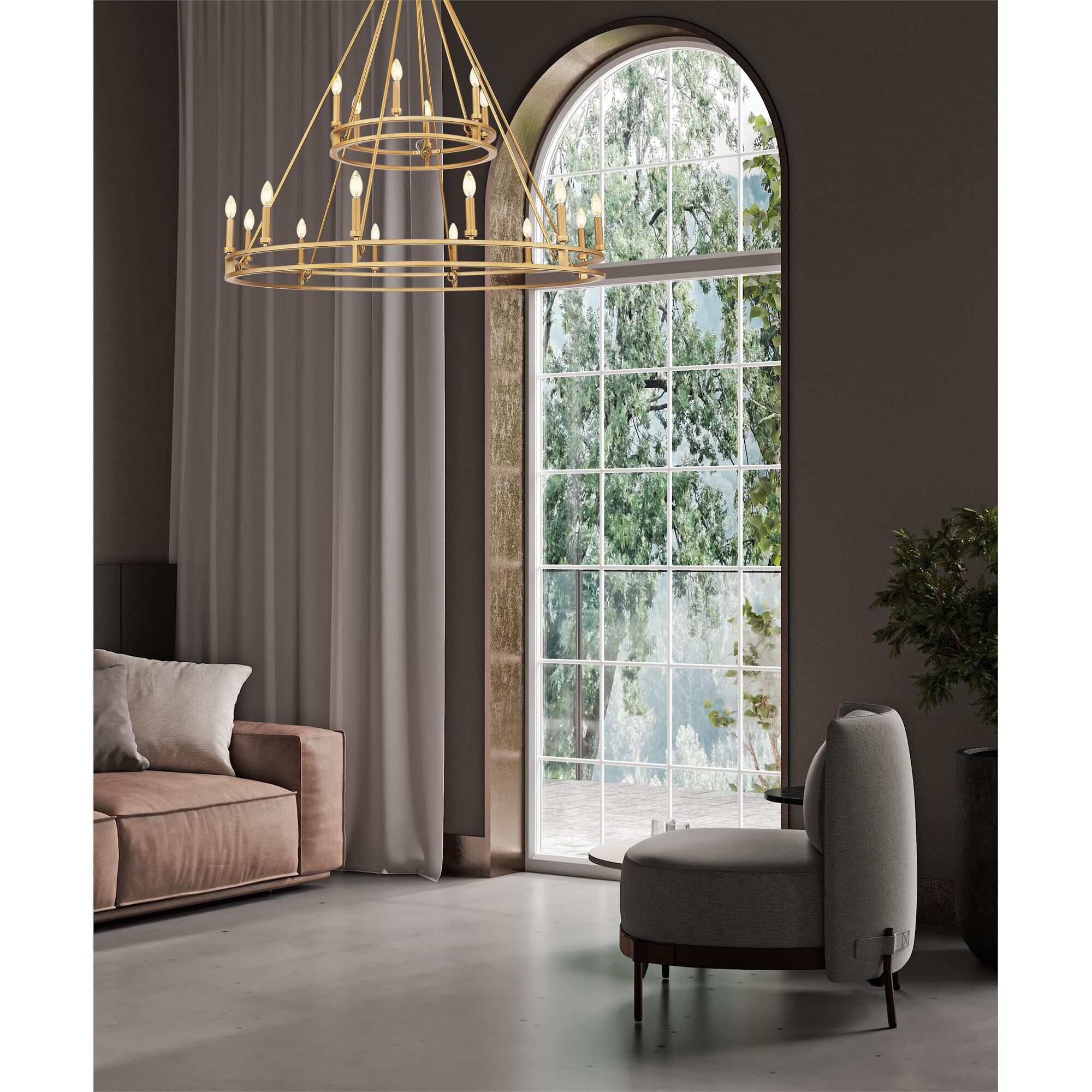 Shown in Signature Brass finish