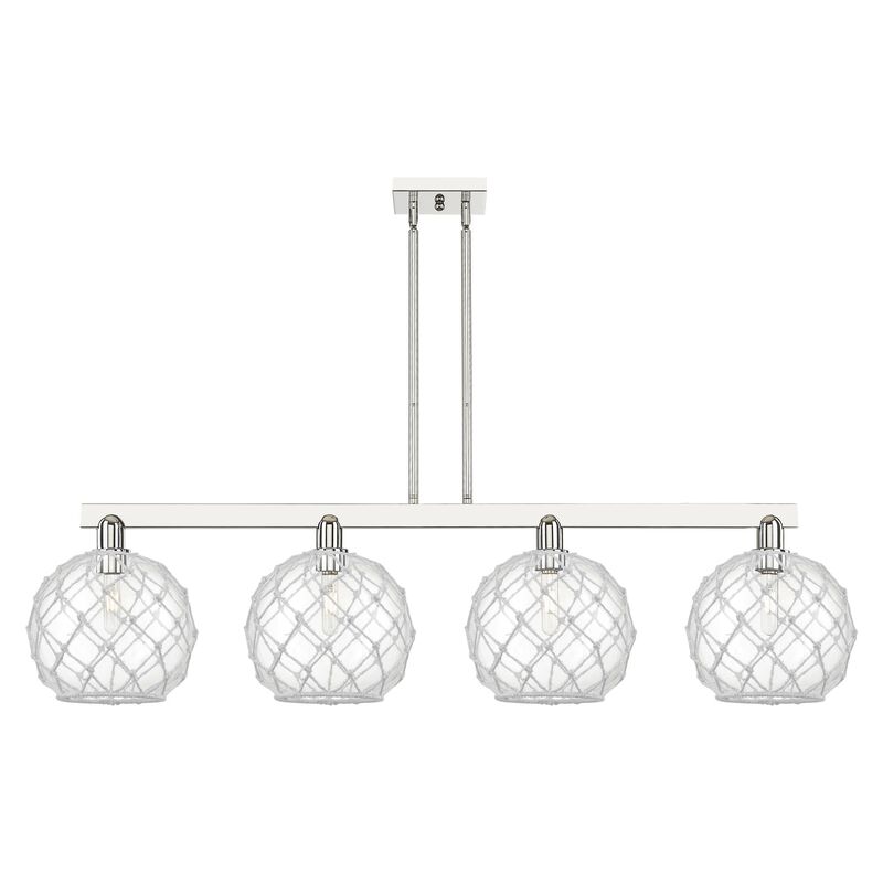 Bruno Marashlian Farmhouse Rope 53 Inch Linear Suspension Light by Innovations Lighting