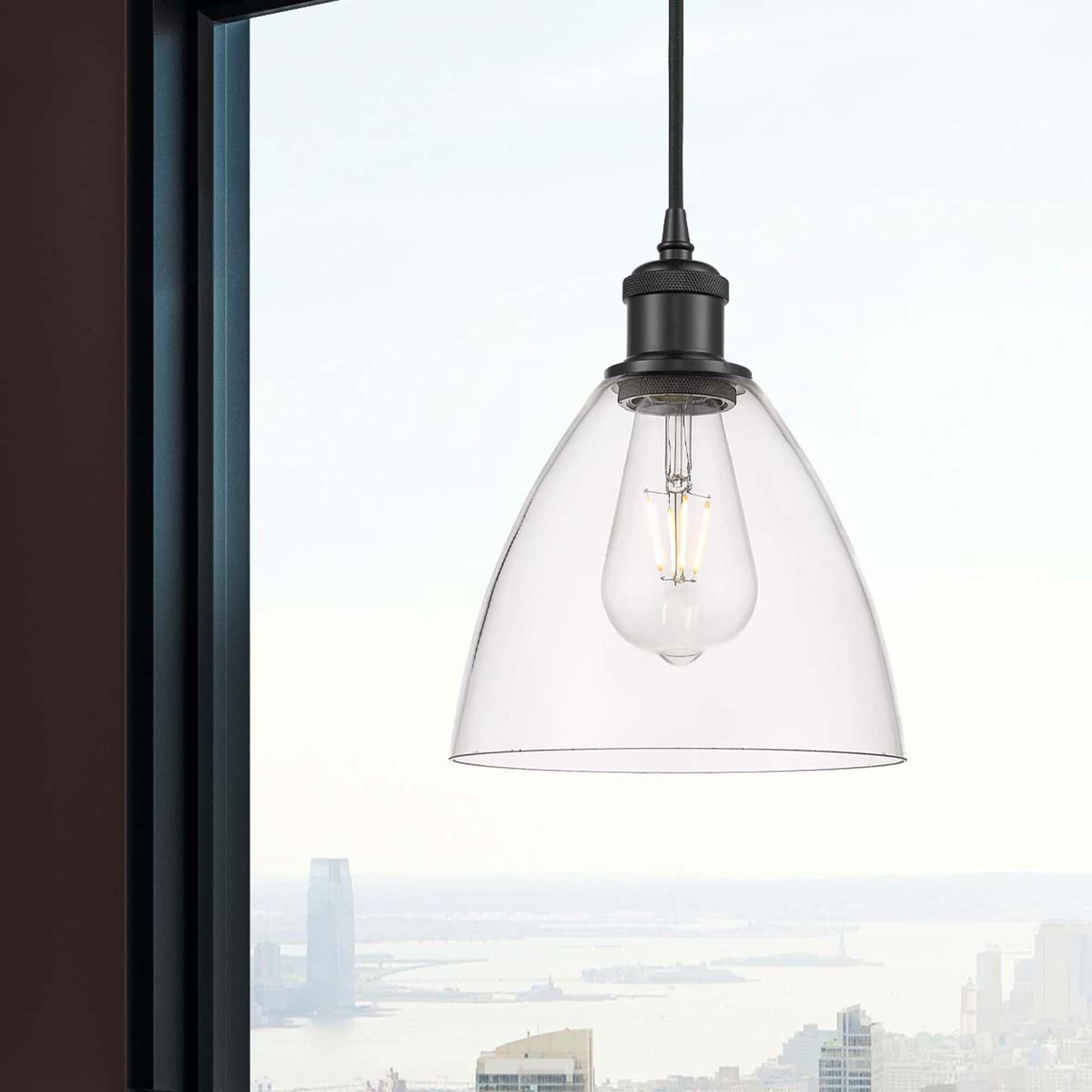 Shown in Matte Black finish and Cased Matte White glass