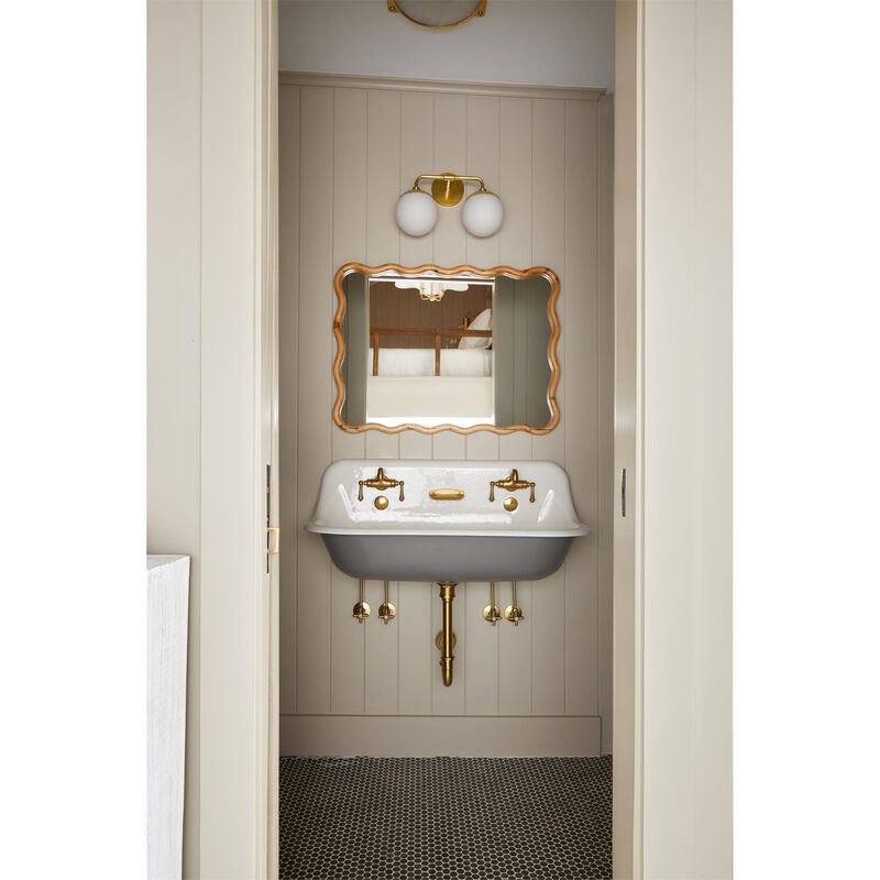 Paige 15 Inch 2 Light Bath Vanity Light by Mitzi