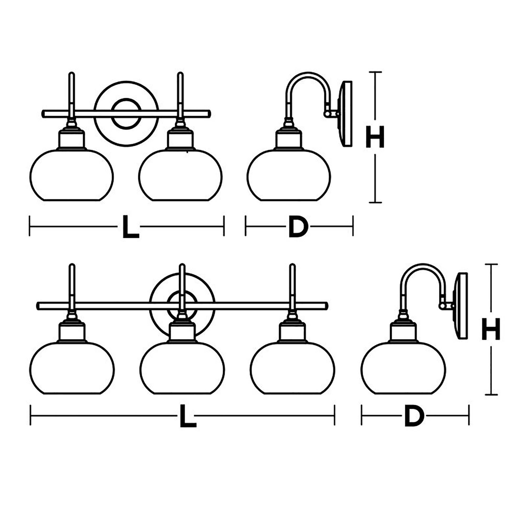 Shown in Satin Nickel and Clear finish and Clear Seeded glass