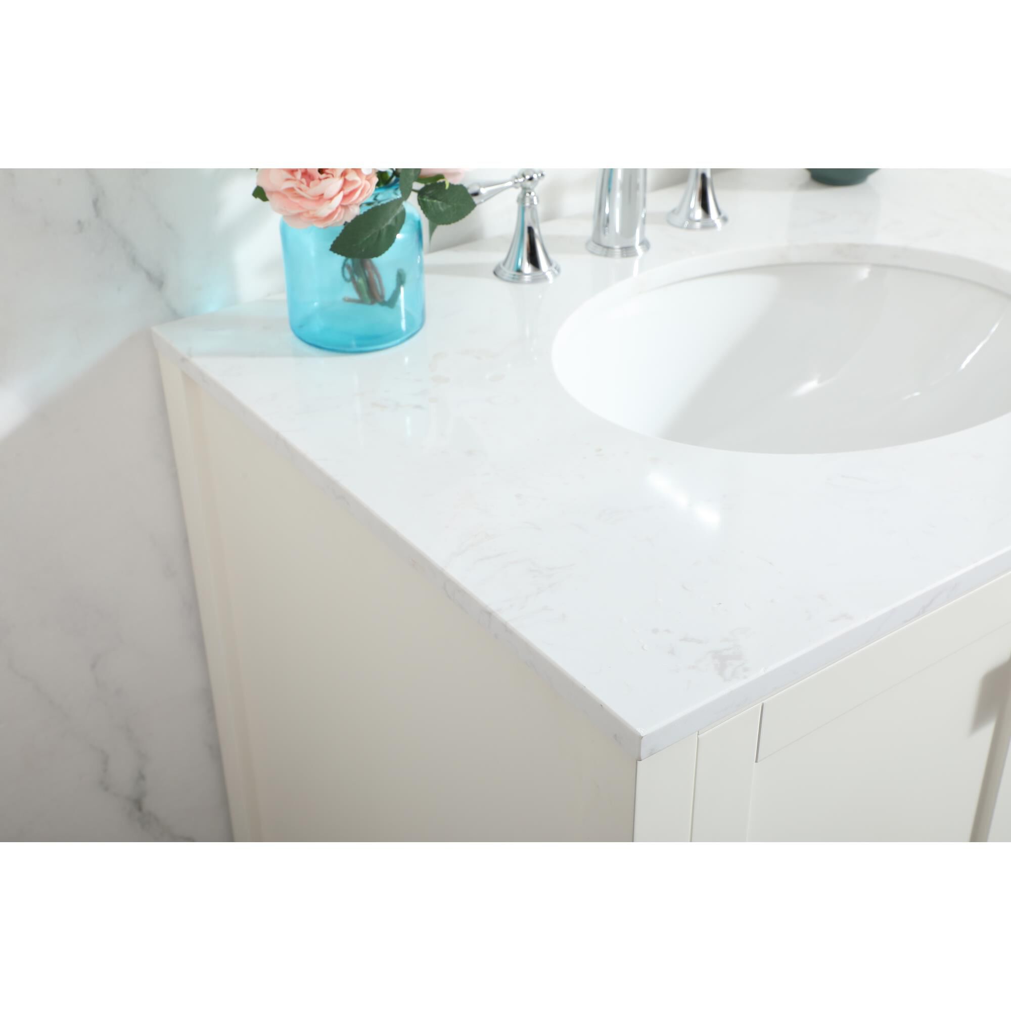 Shown in White finish