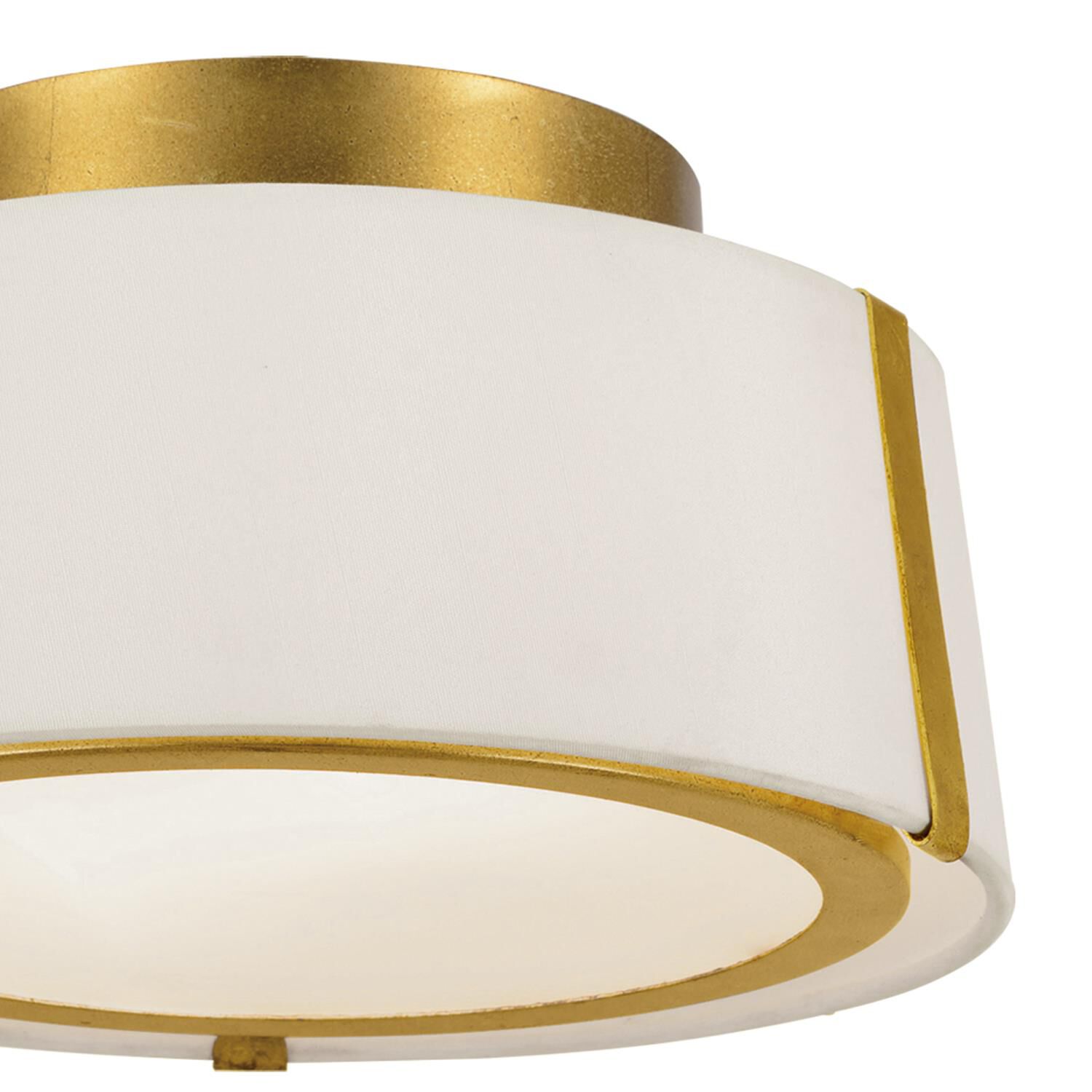 Fulton 12 Inch 2 Light Semi Flush Mount by Crystorama
