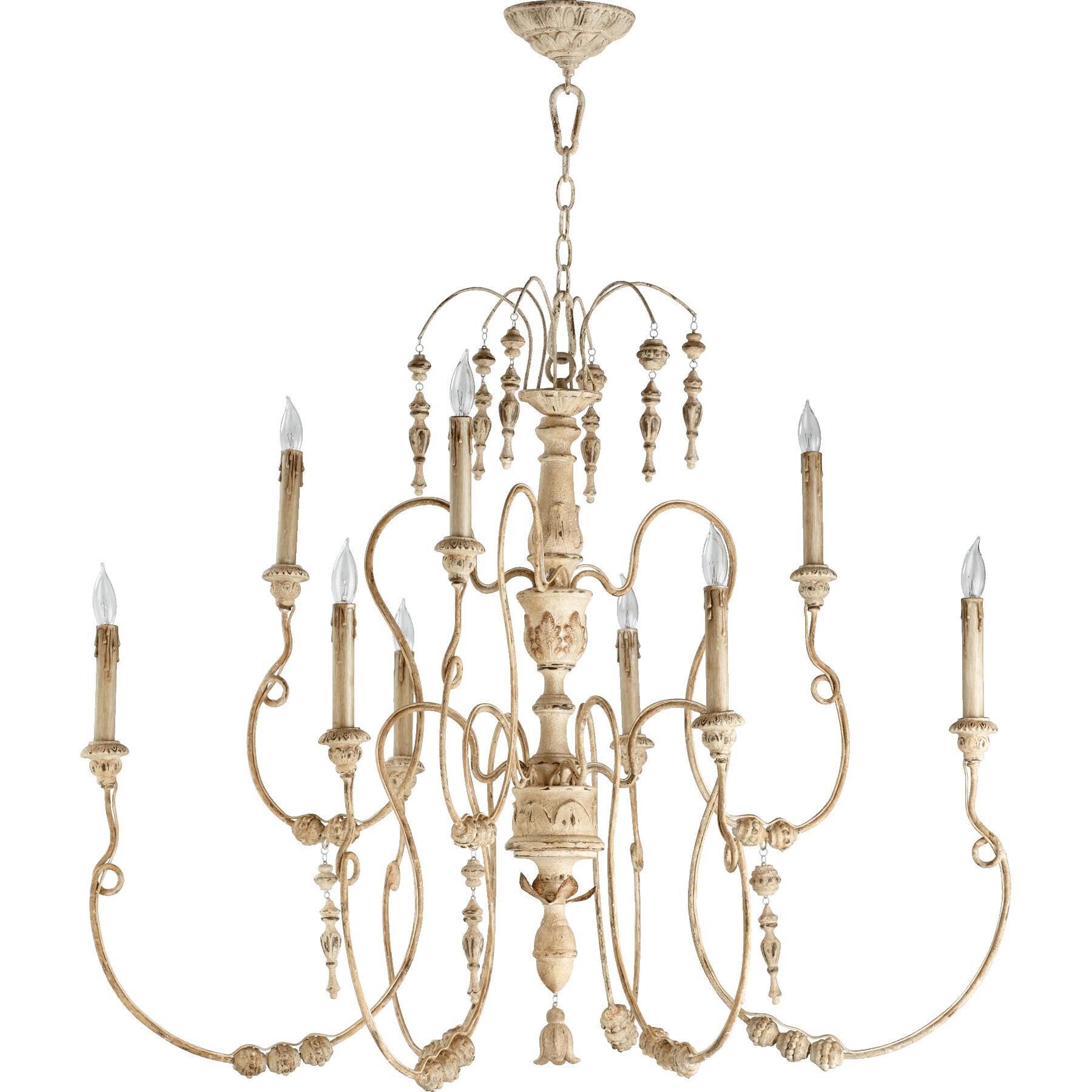 Salento 41 Inch 9 Light Chandelier by Quorum International