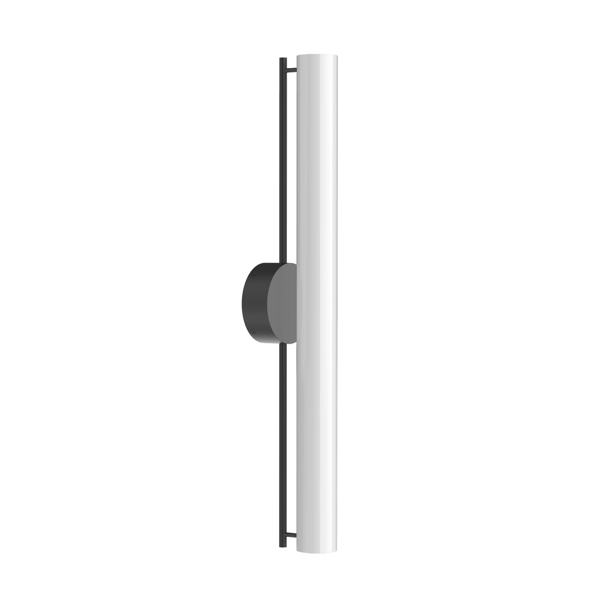 Shown in Black finish and Frosted glass