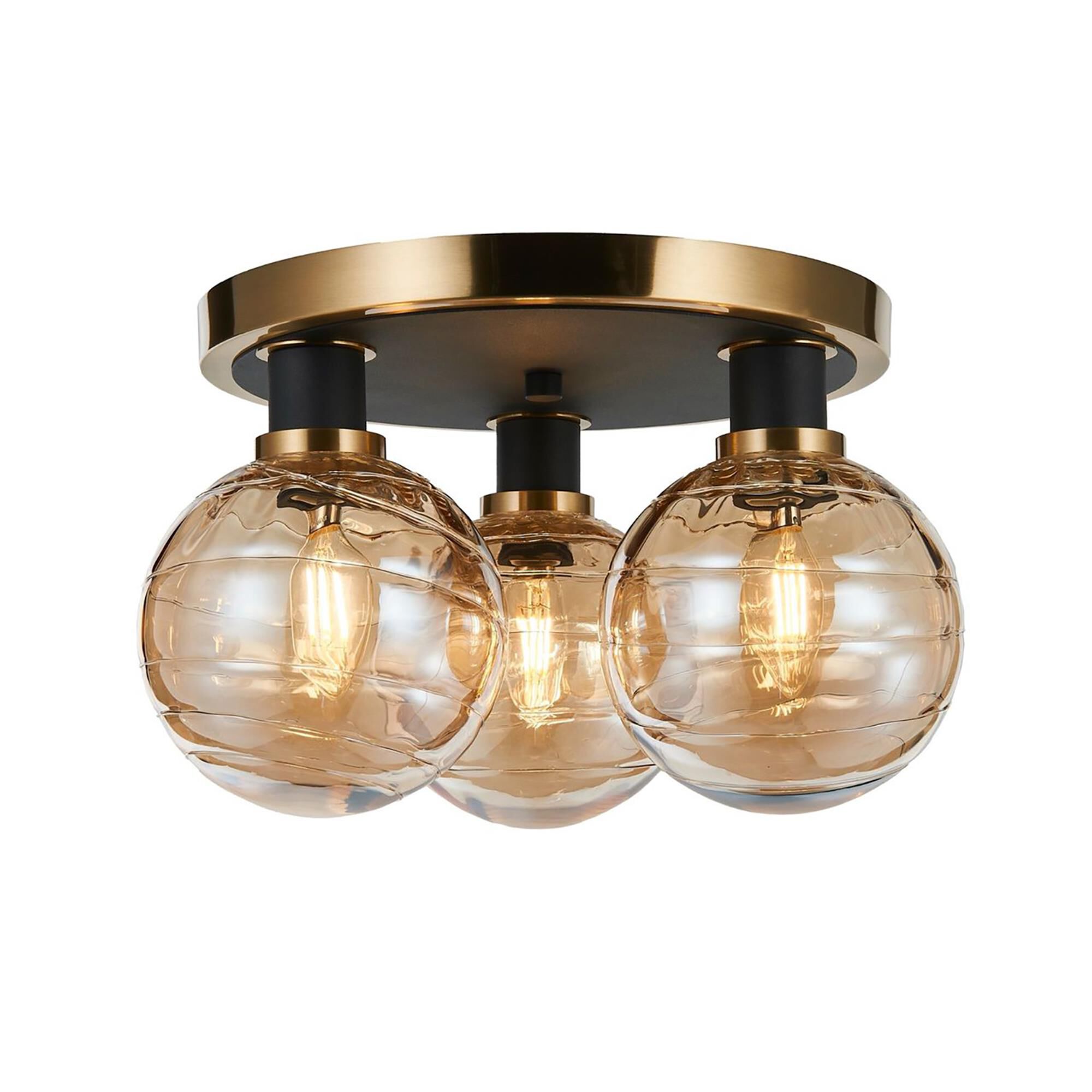 Gem 15 Inch Semi Flush Mount,