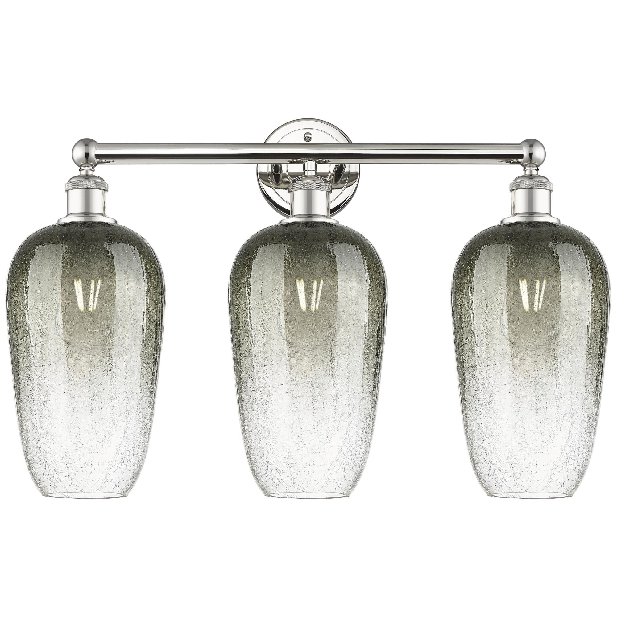 Shown in Polished Nickel finish and Slate glass