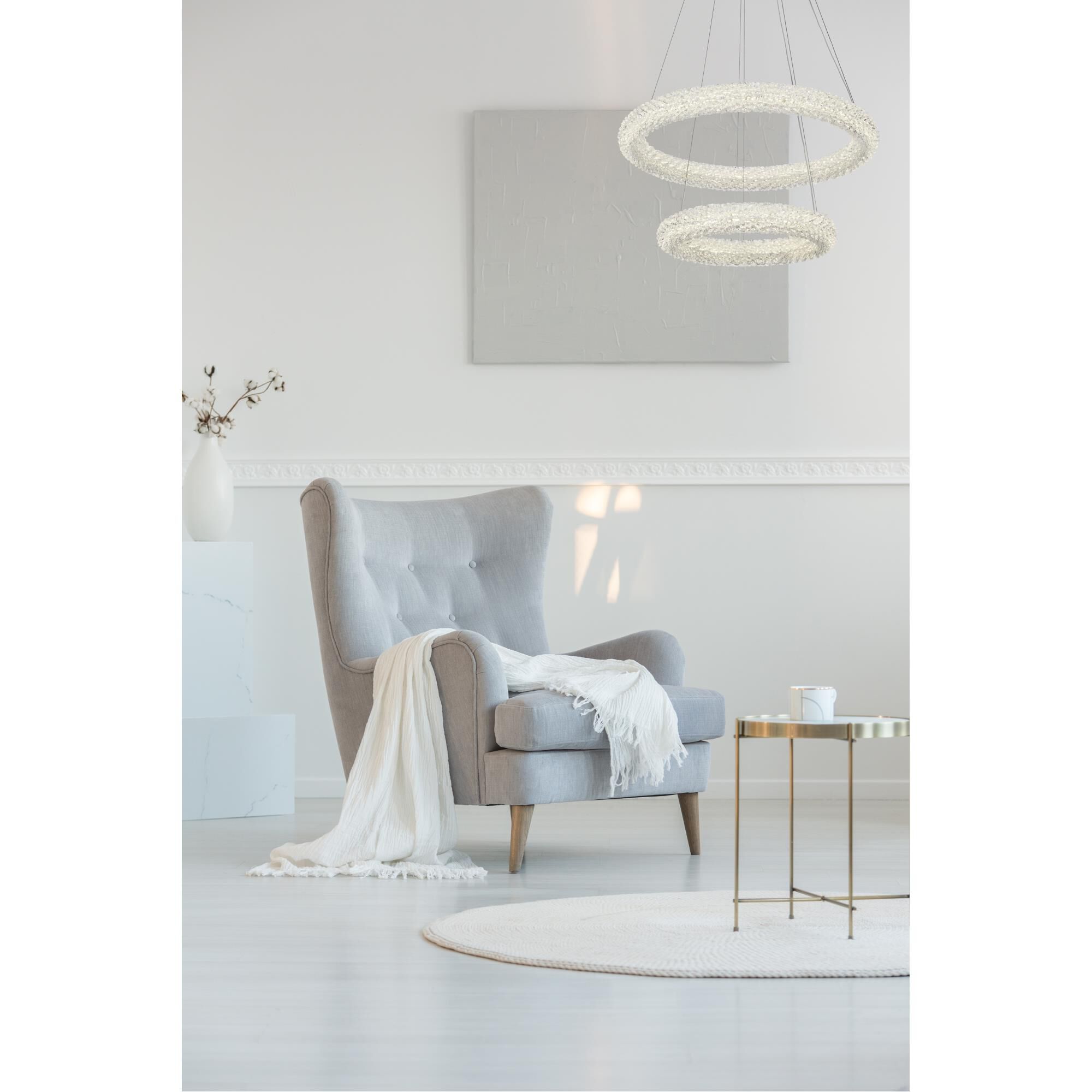 Bowen 24 Inch Chandelier by Elegant Lighting