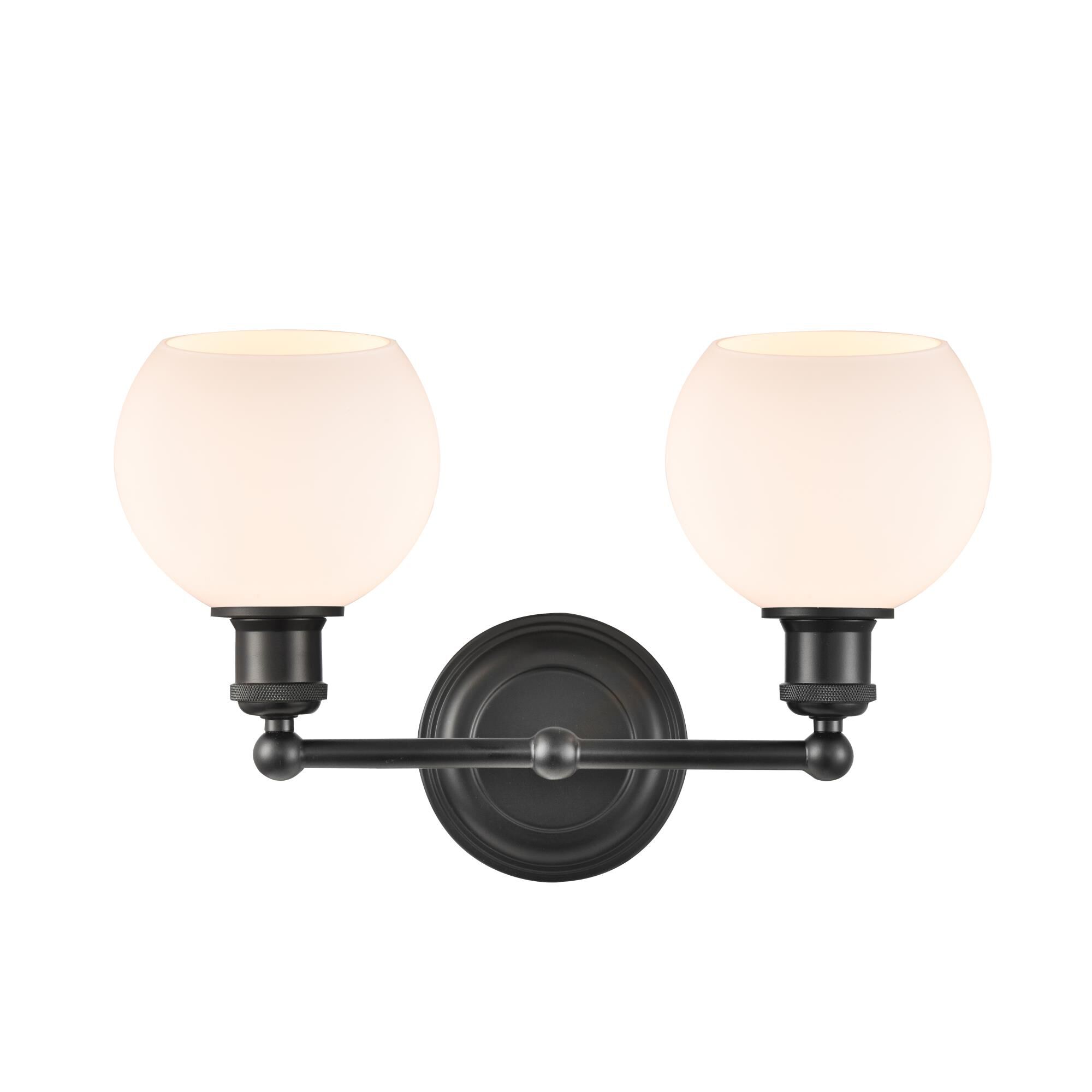 Shown in Matte Black, Matte White finish and Matte White glass and Matte White Glass shade