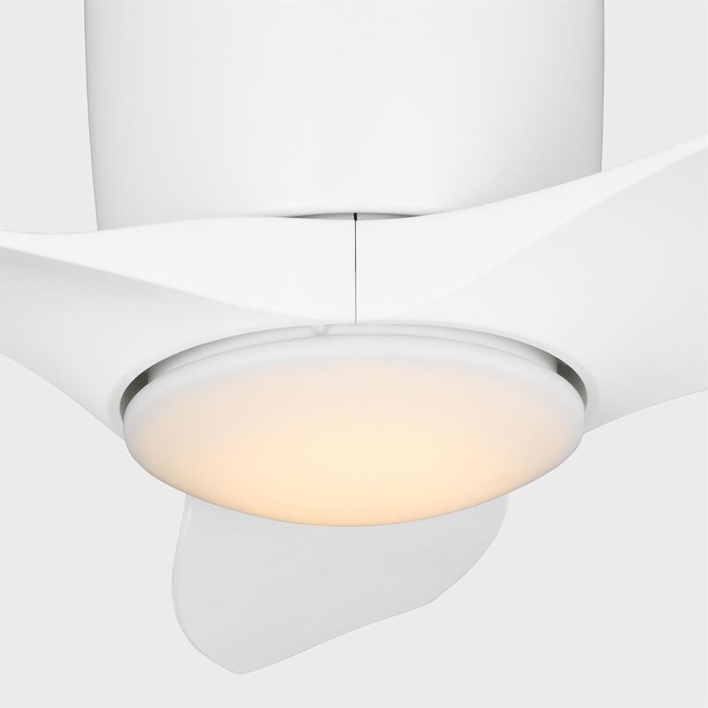 Titus Hugger 32 Inch Flush Mount Fan With Light Kit by Generation Lighting