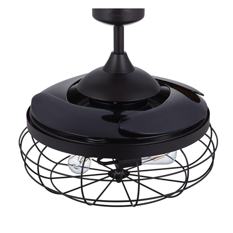 Industri 48 Inch Ceiling Fan with Light Kit by Beacon Lighting