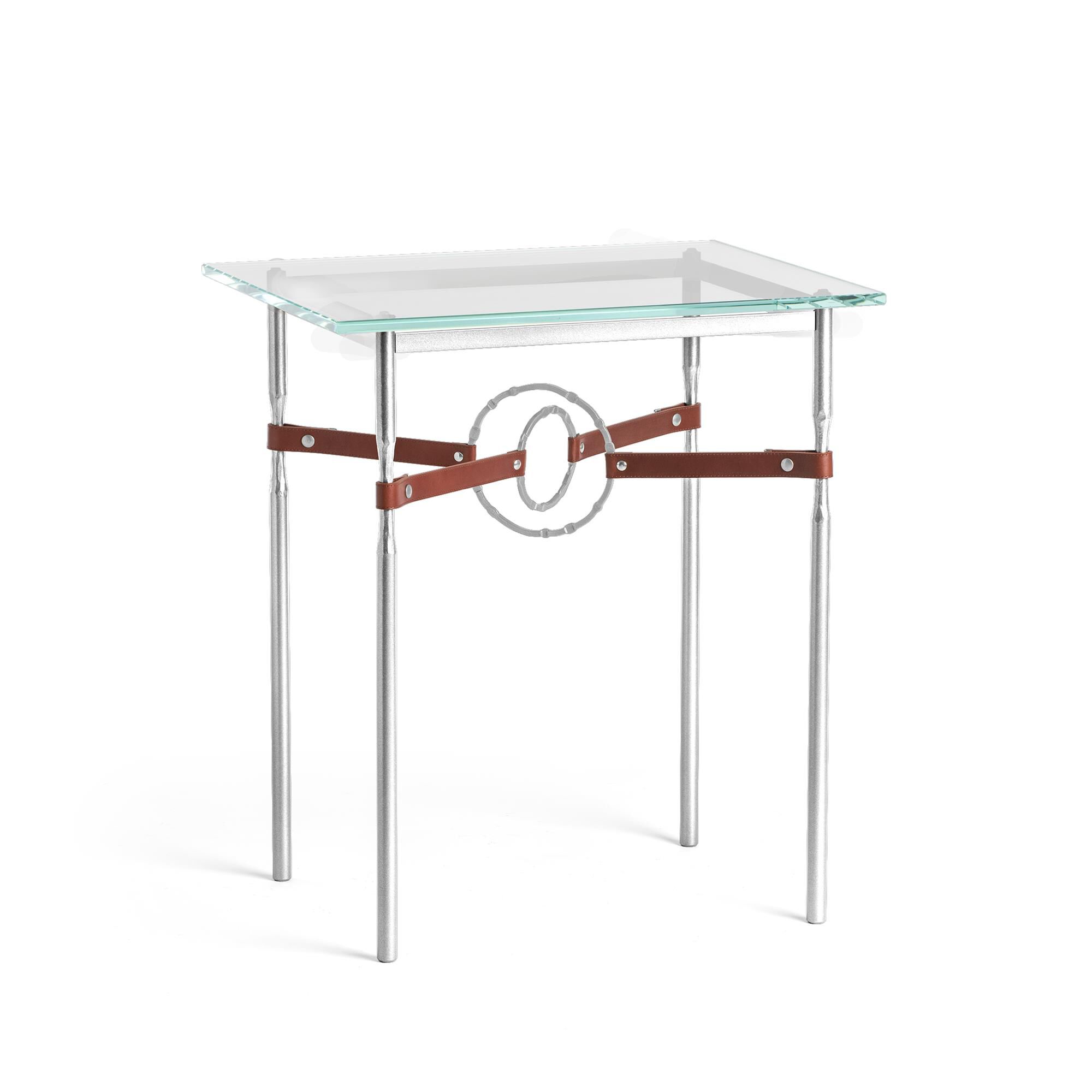 Shown in Sterling finish and Vintage Platinum with Leather British Brown  accent