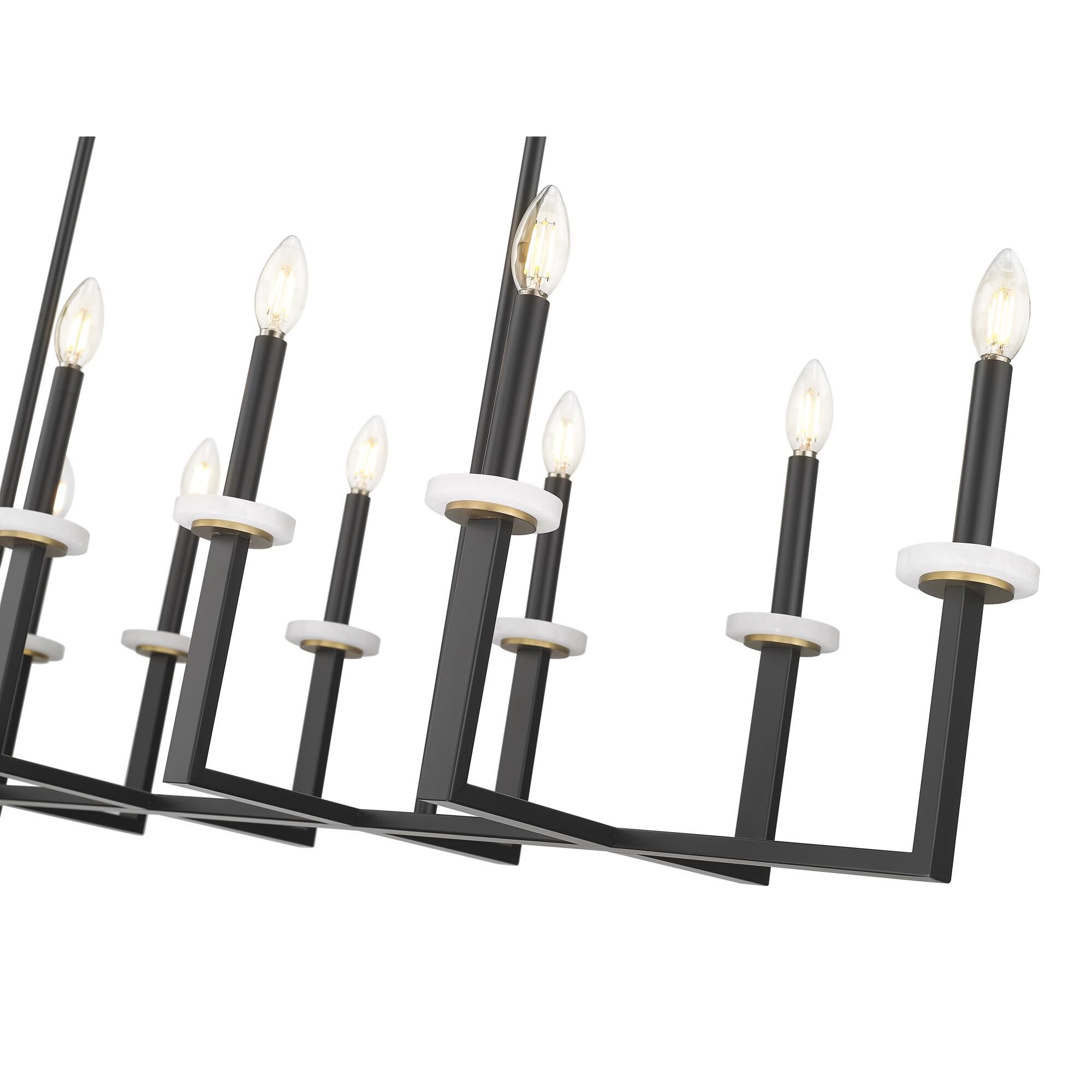 Shown in Matte Black and Modern Gold finish