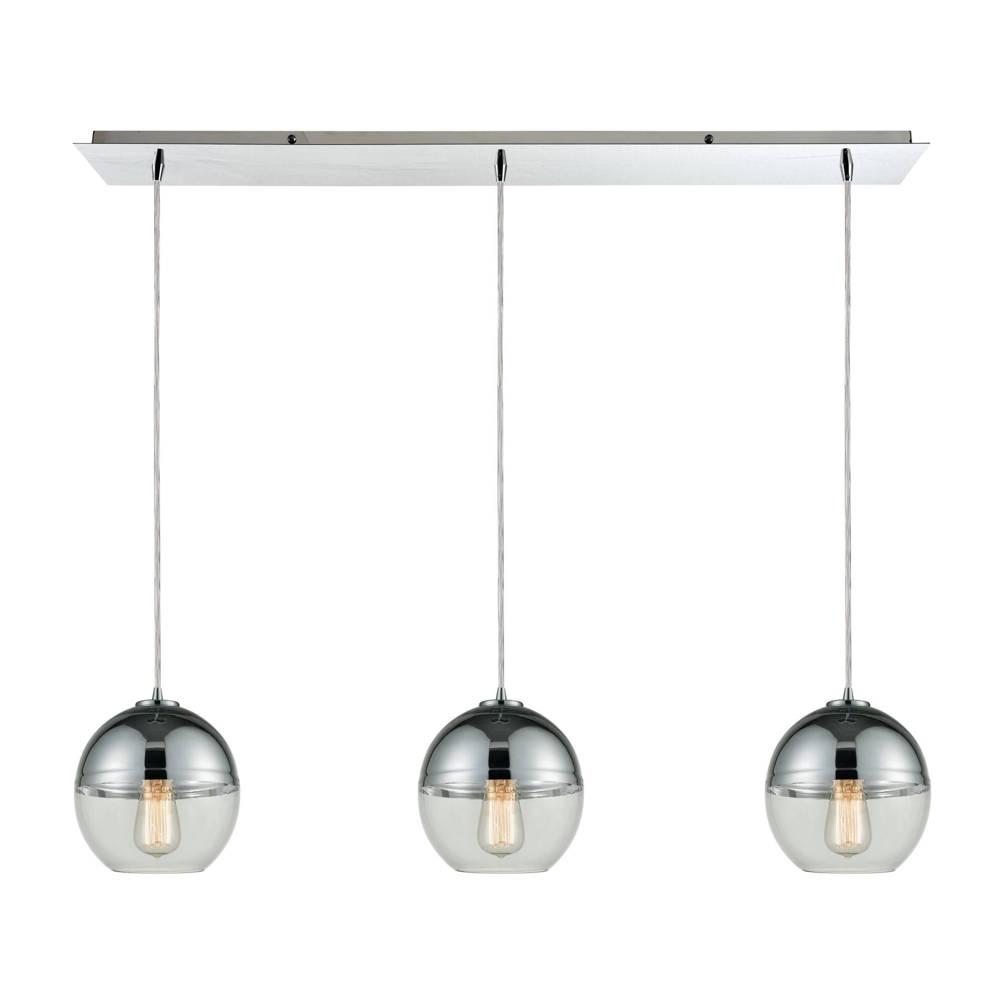 Revelo 36 Inch 3 Light Linear Suspension Light by ELK Lighting