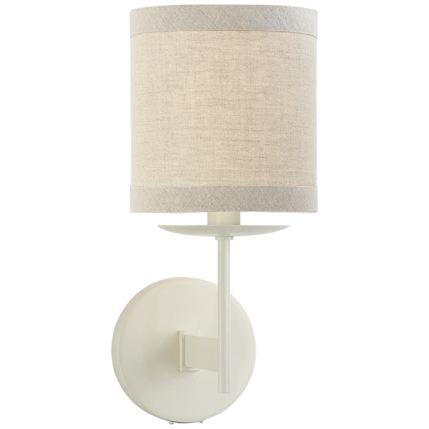 Shown in Light Cream finish and Natural Linen shade