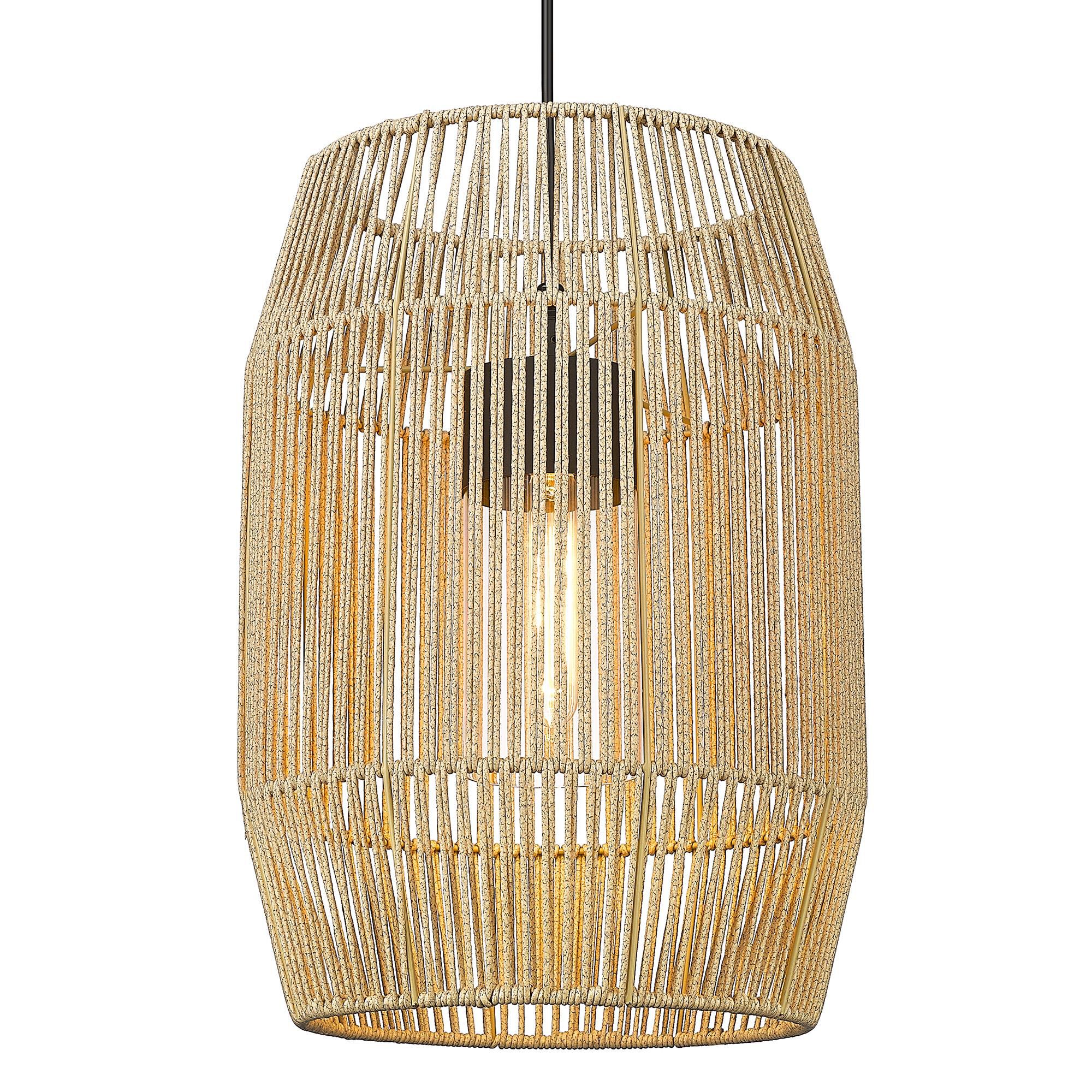 Seabrooke Outdoor Hanging Lantern by Golden Lighting
