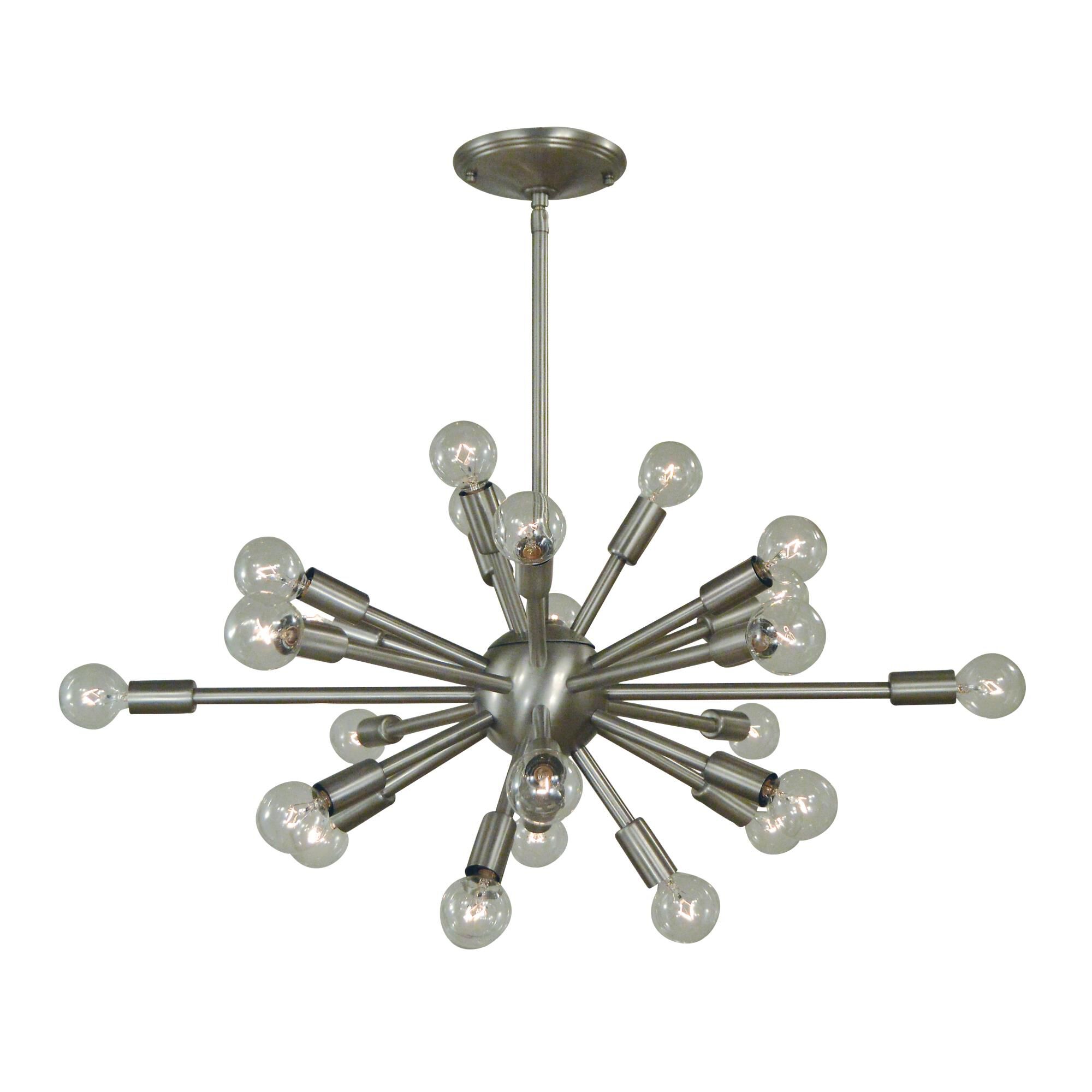 Simone 28 Inch 24 Light Chandelier by Framburg