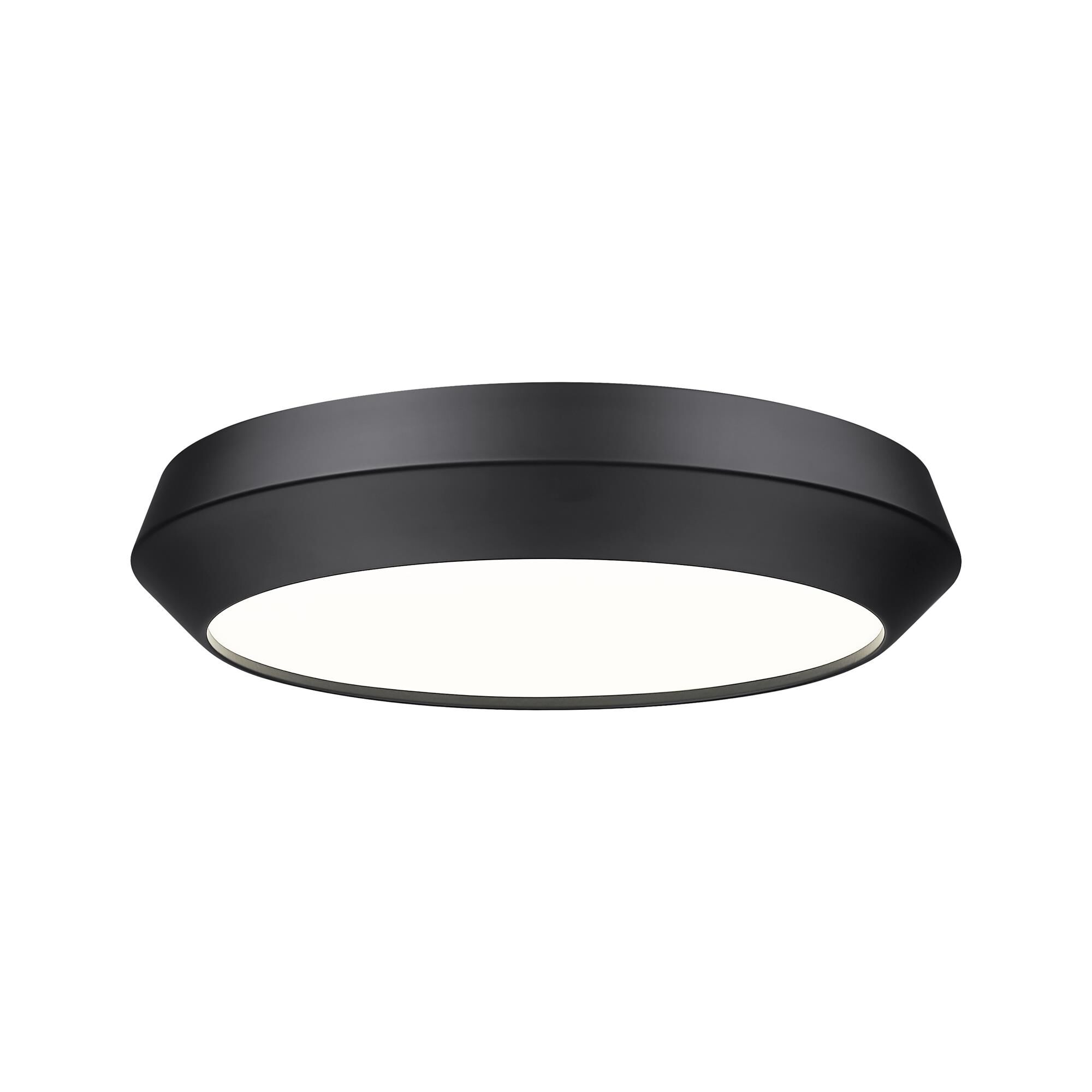 Shown in Matte Black finish and White glass
