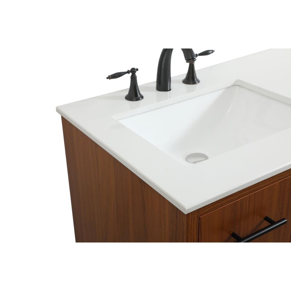 Shown in Teak finish