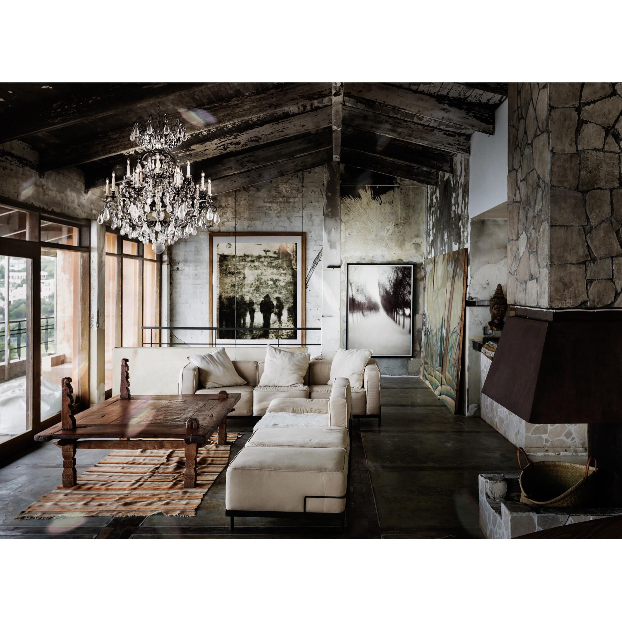 Renaissance 38 Inch 16 Light Chandelier by Schonbek