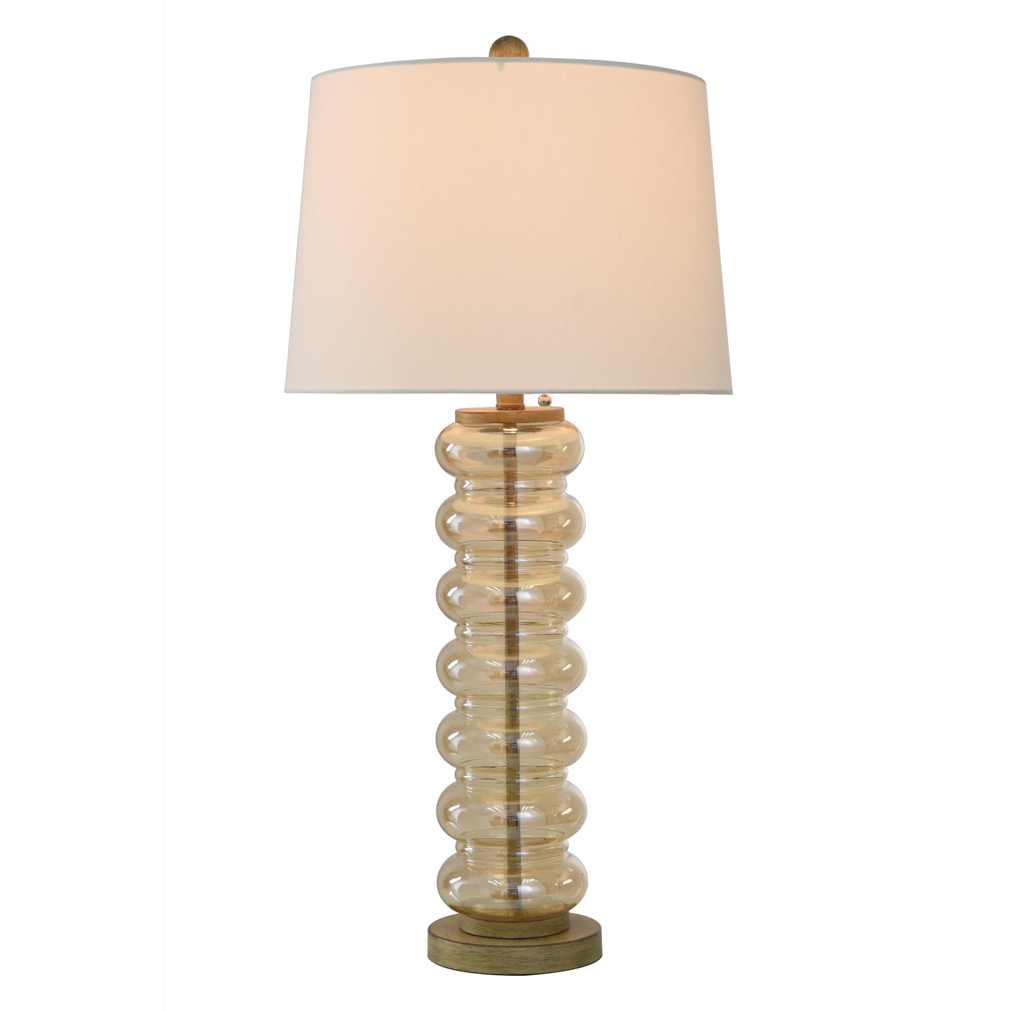 Shown in Amber finish and Off-White shade