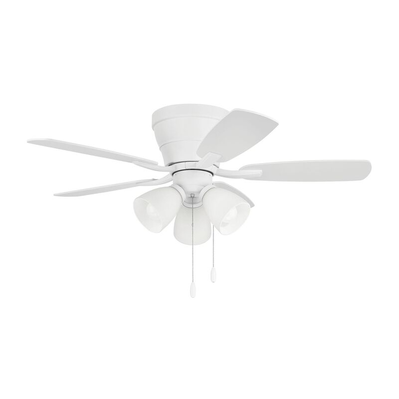 Wheeler 42 3-Light 42 Inch Flush Mount Fan with Light Kit by Craftmade