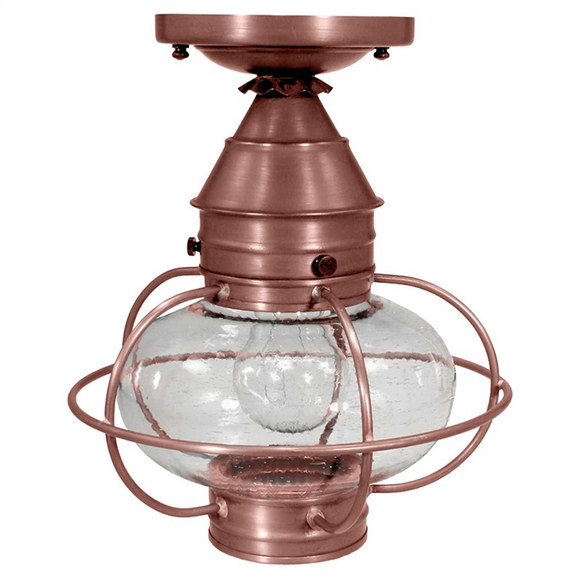 Onion 9 Inch Outdoor Flush Mount,