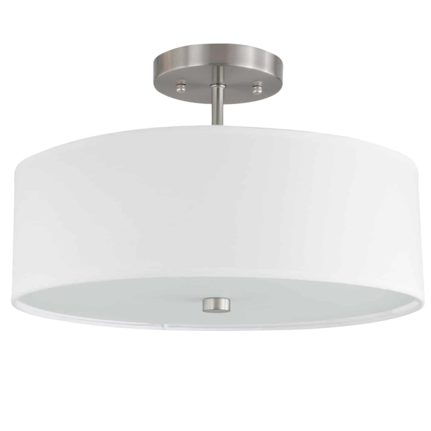 14 Inch 3 Light Semi Flush Mount by Dainolite