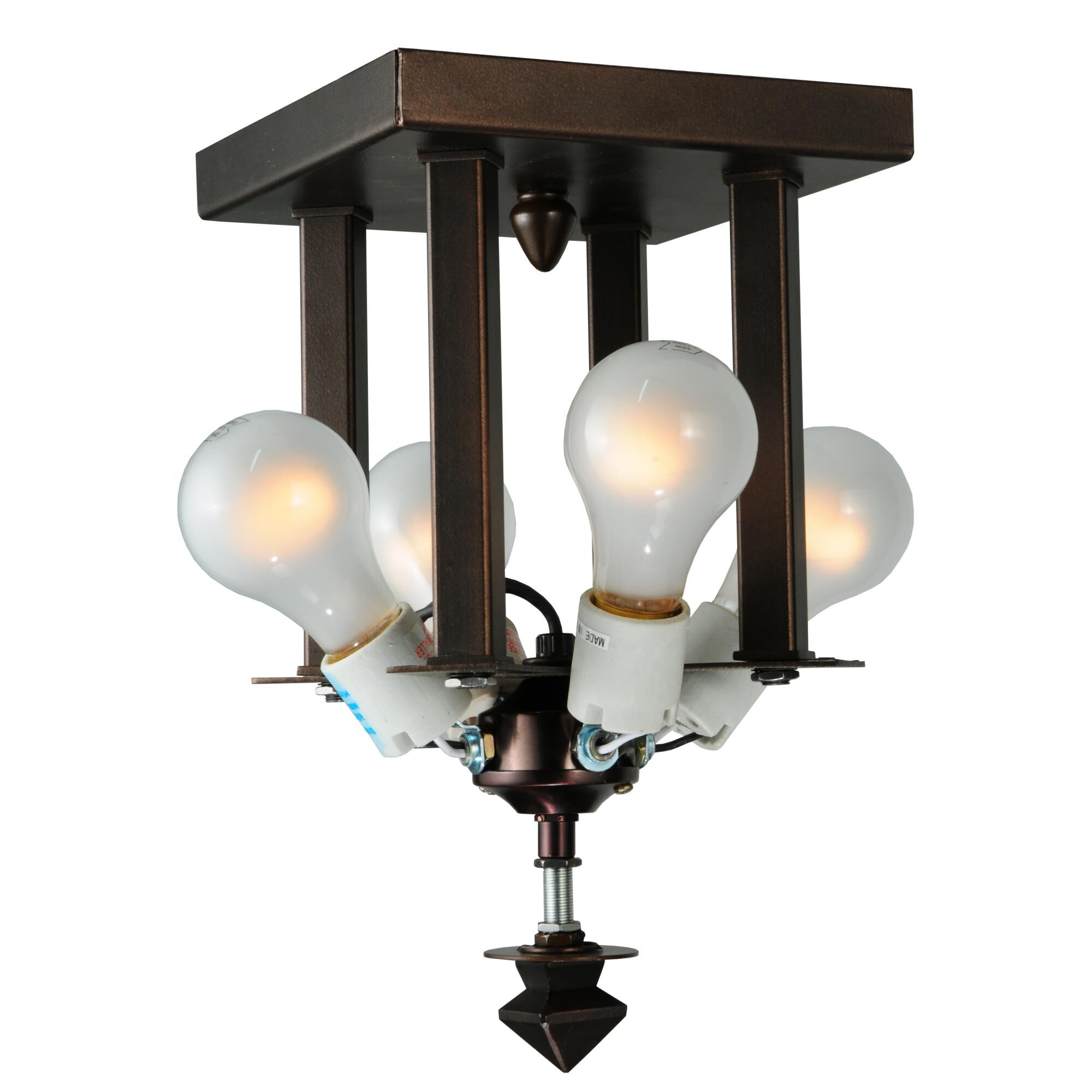 10 Inch 4 Light Flush Mount by Meyda Lighting