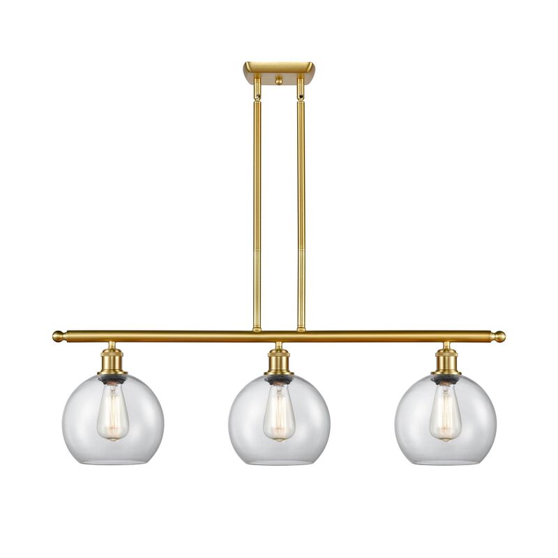 Bruno Marashlian Athens 36 Inch 3 Light Linear Suspension Light by Innovations Lighting