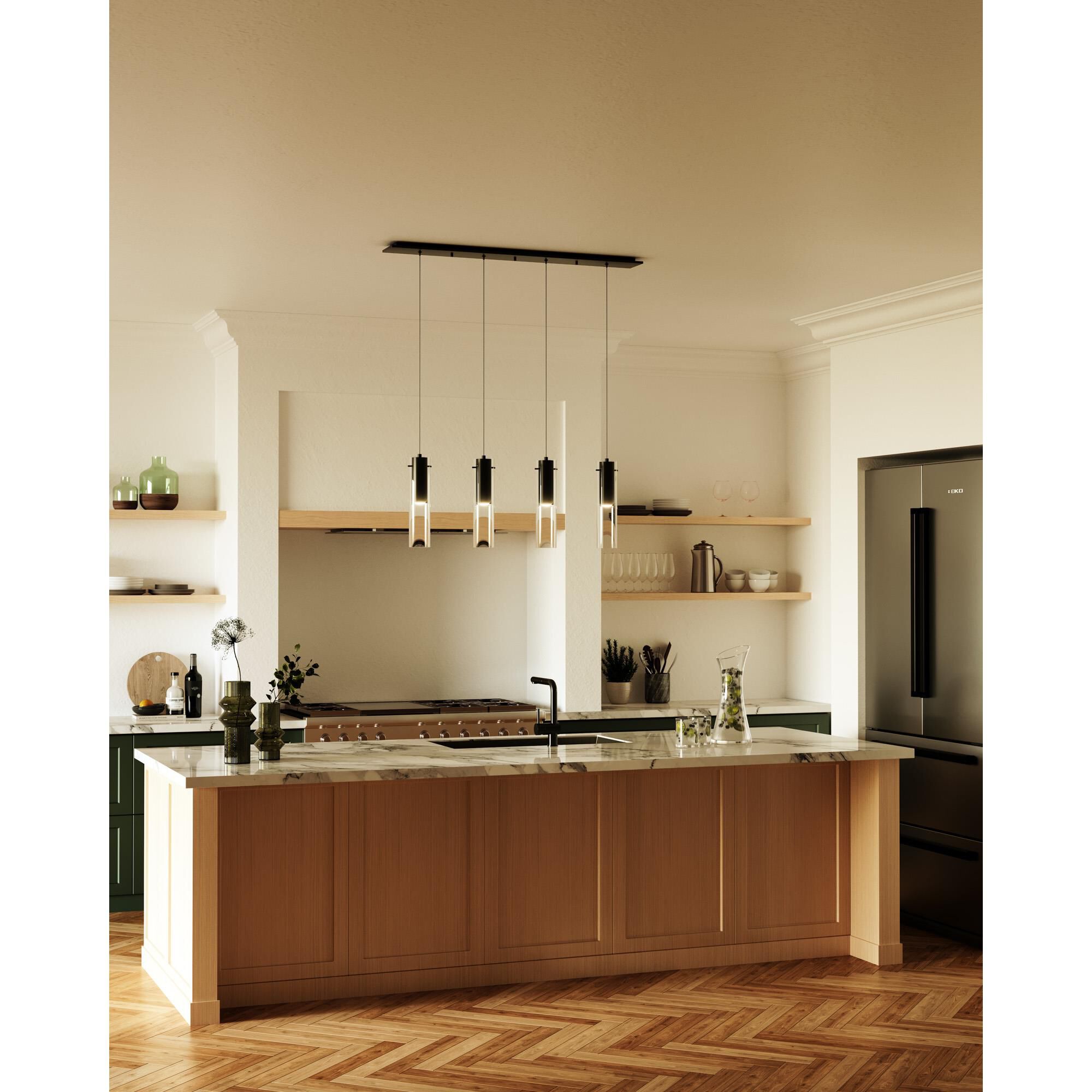 Shown in Black finish