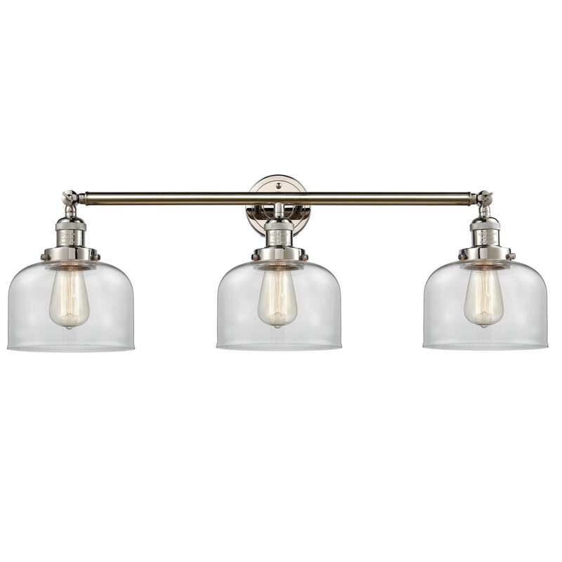 Bruno Marashlian Large Bell 32 Inch 3 Light Bath Vanity Light by Innovations Lighting