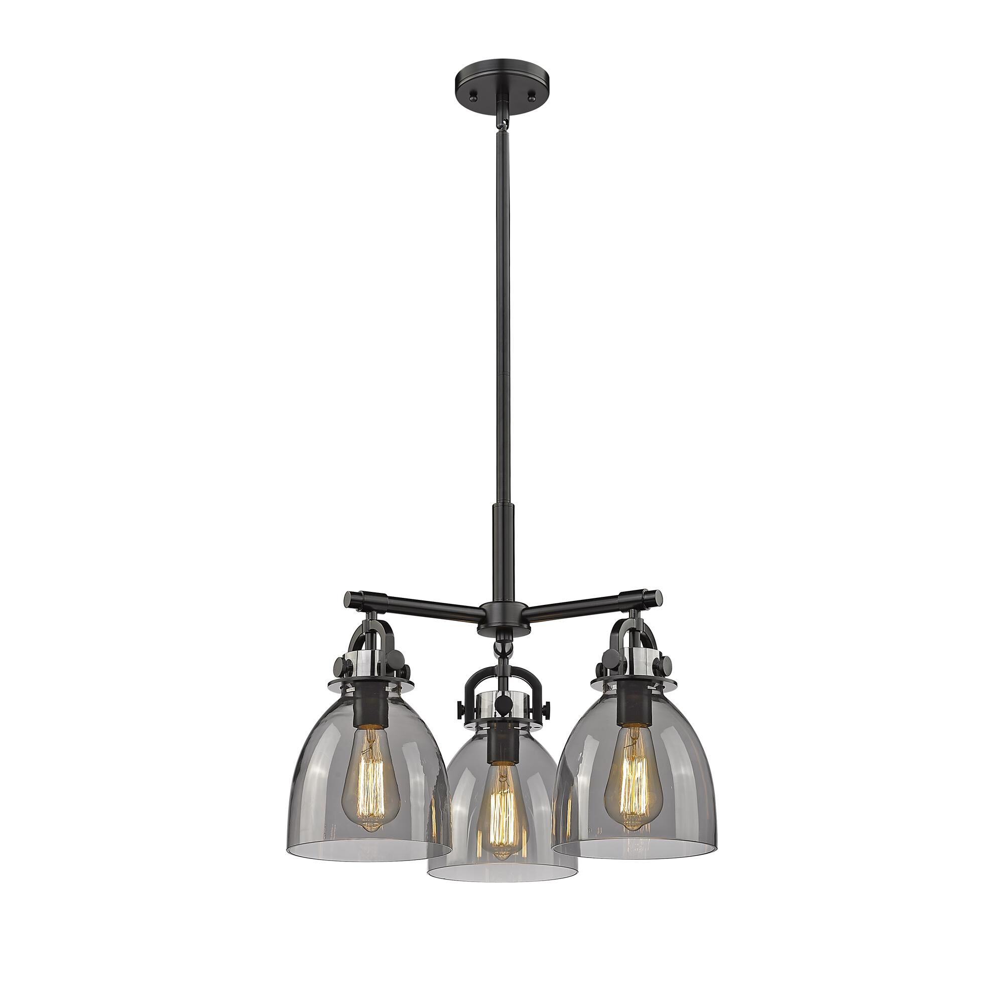 Shown in Matte Black finish and Plated Smoke glass