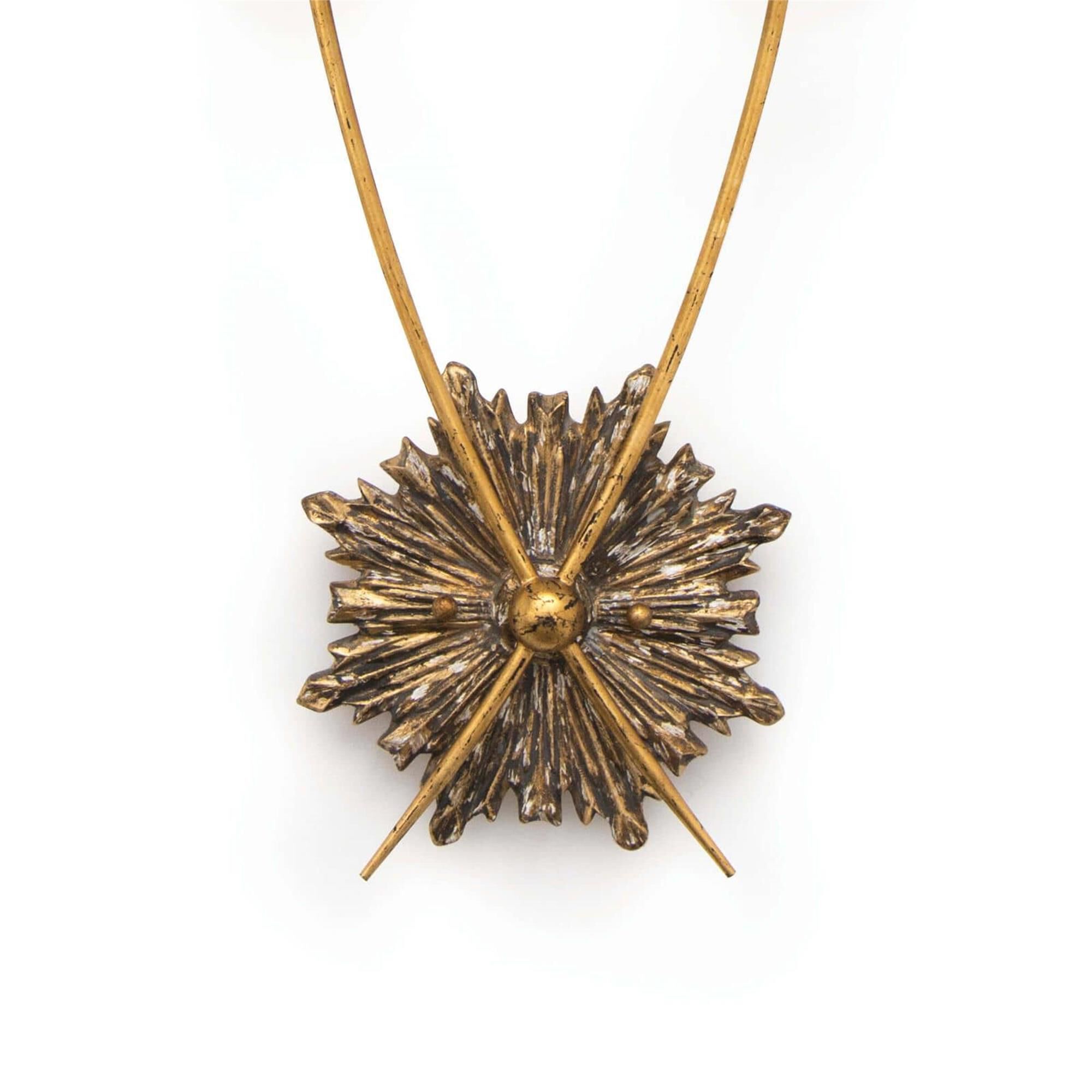 Shown in Antique Gold finish and Linen shade