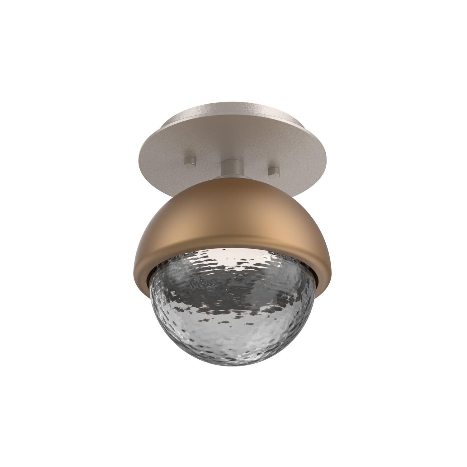 Shown in Beige Silver finish and Smoke glass and Novel Brass accent