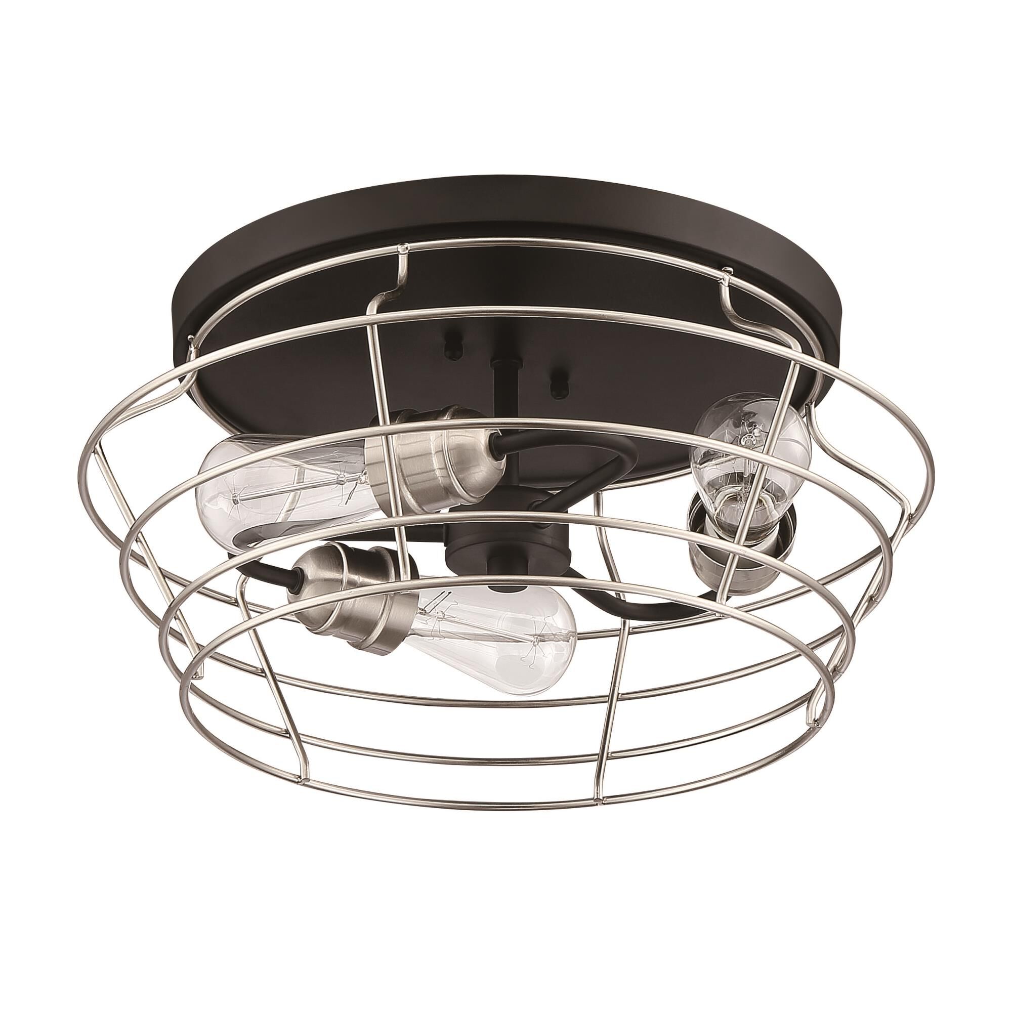 Thatcher 16 Inch 3 Light Semi Flush Mount by Craftmade