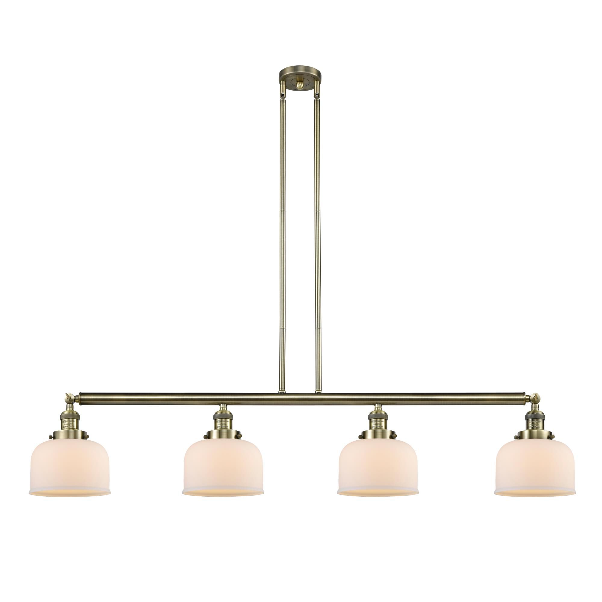 Bruno Marashlian Large Bell 48 Inch 4 Light LED Linear Suspension Light by Innovations Lighting