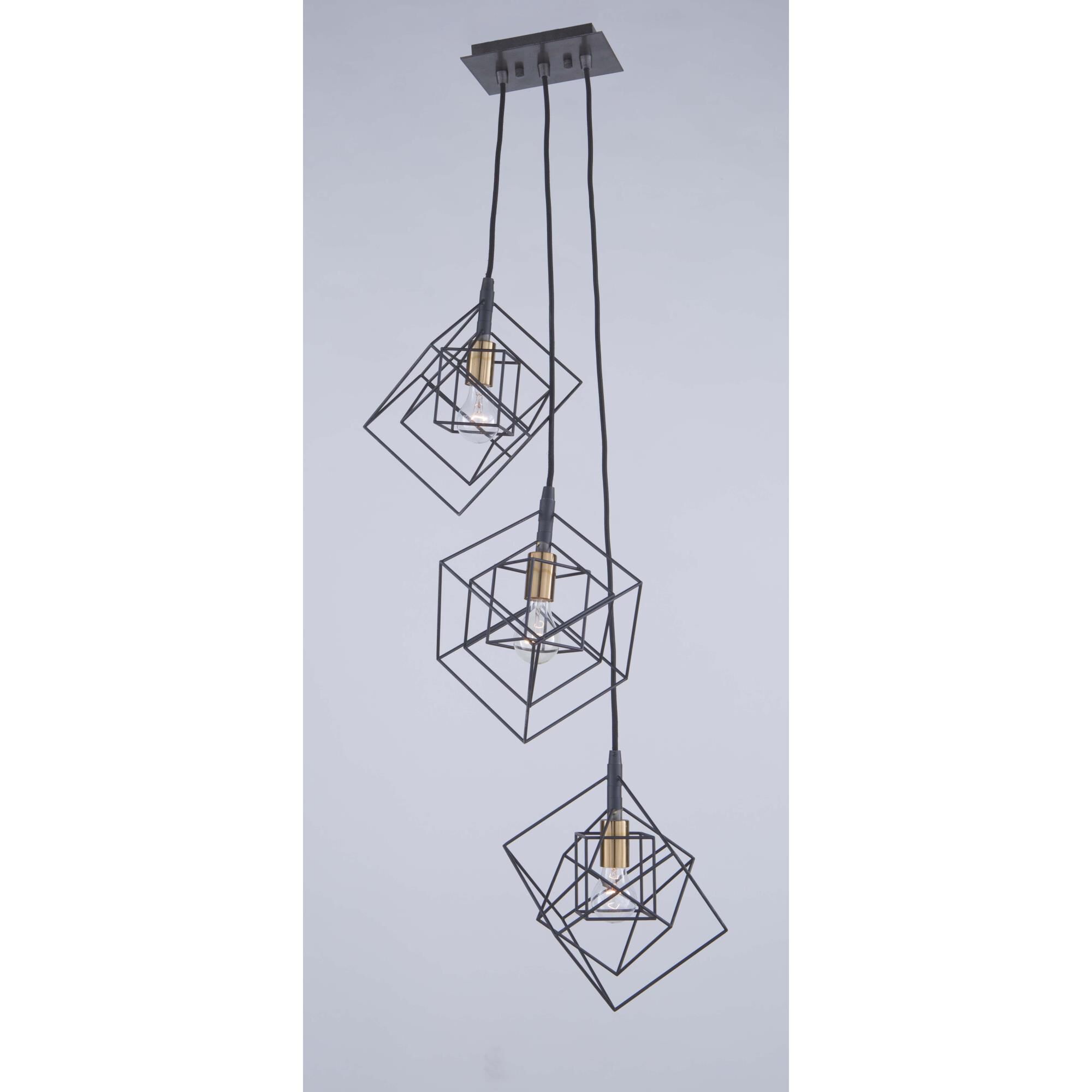 Shown in Matte Black - Harvest Brass finish