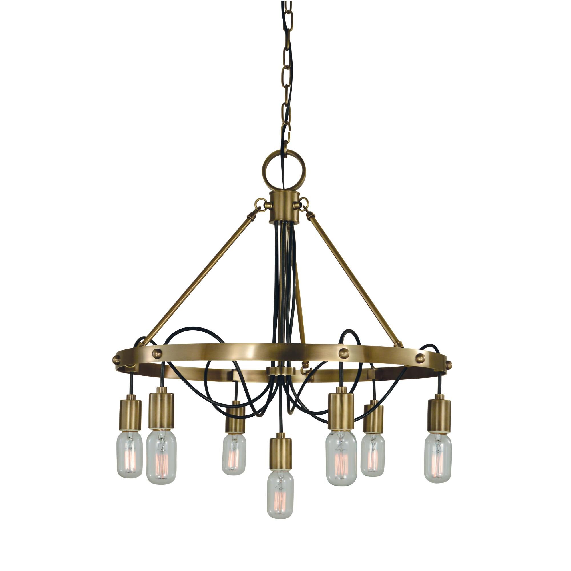 Felix 22 Inch 7 Light Mini Chandelier by Framburg