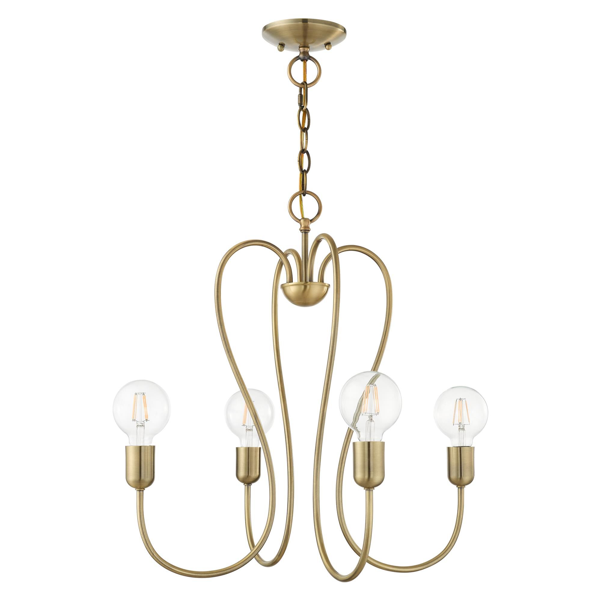 Shown in Antique Brass finish