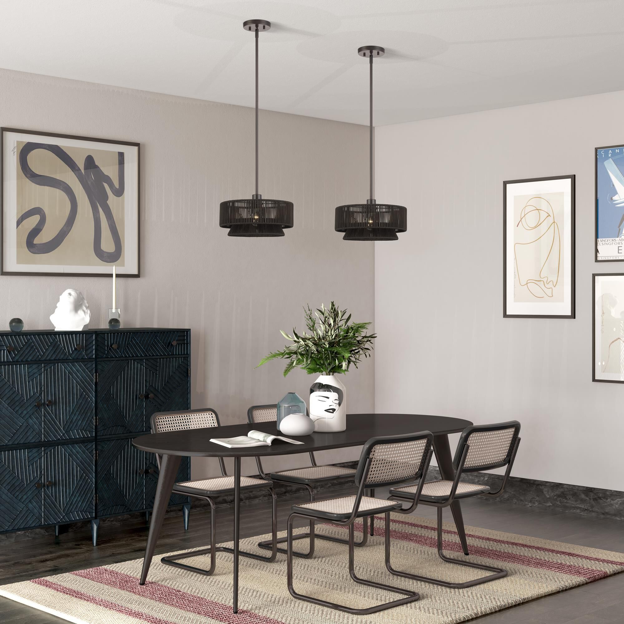 Florell 13 Inch Large Pendant by Livex Lighting