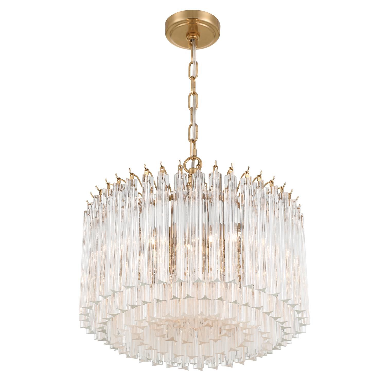 Lofton 18 Inch Mini Chandelier by Crystorama