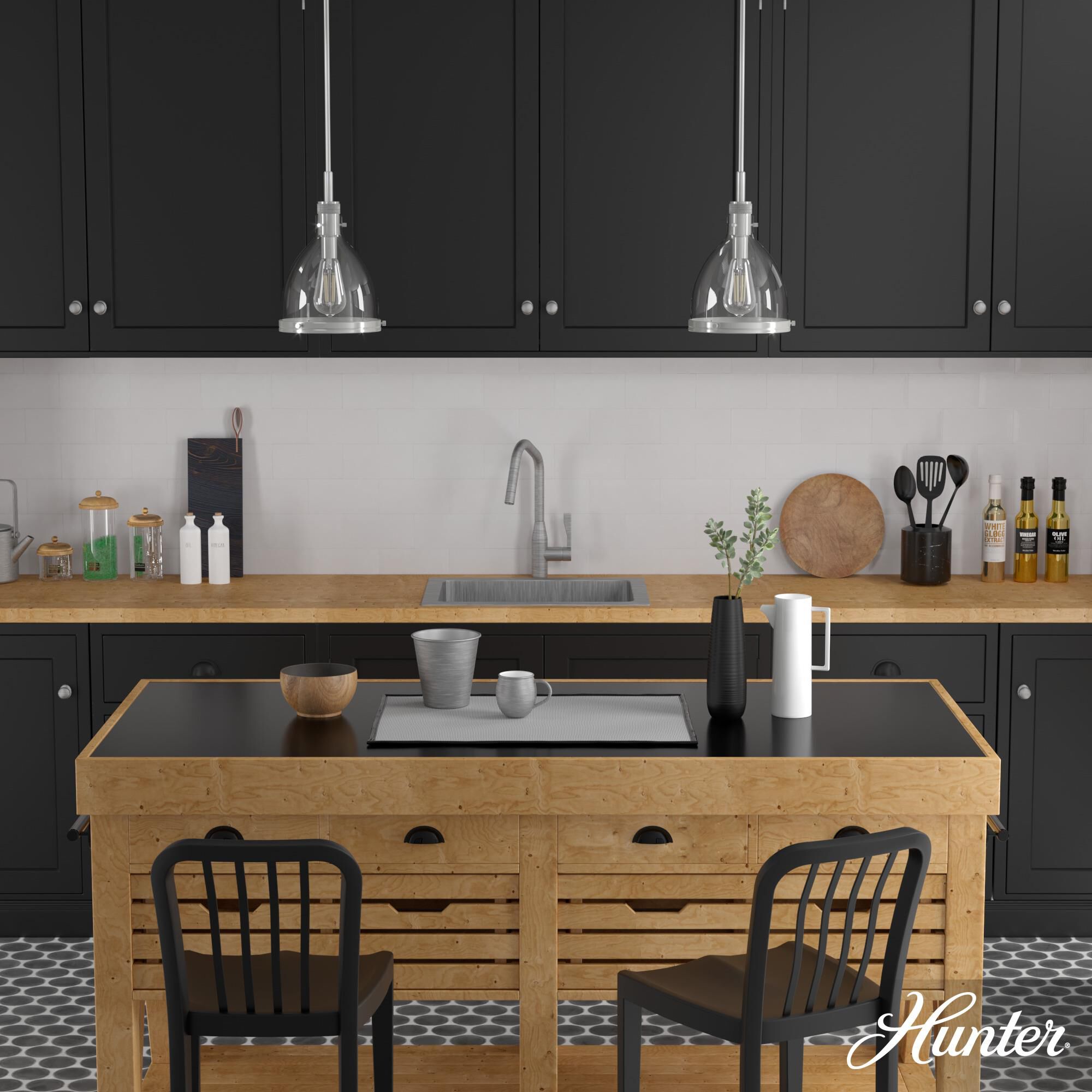 Shown in Brushed Nickel finish