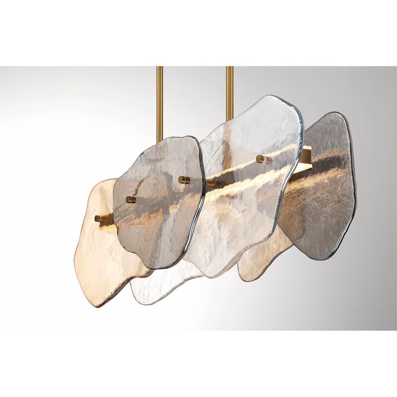 Grotto Small Linear Chandelier by Eurofase Lighting