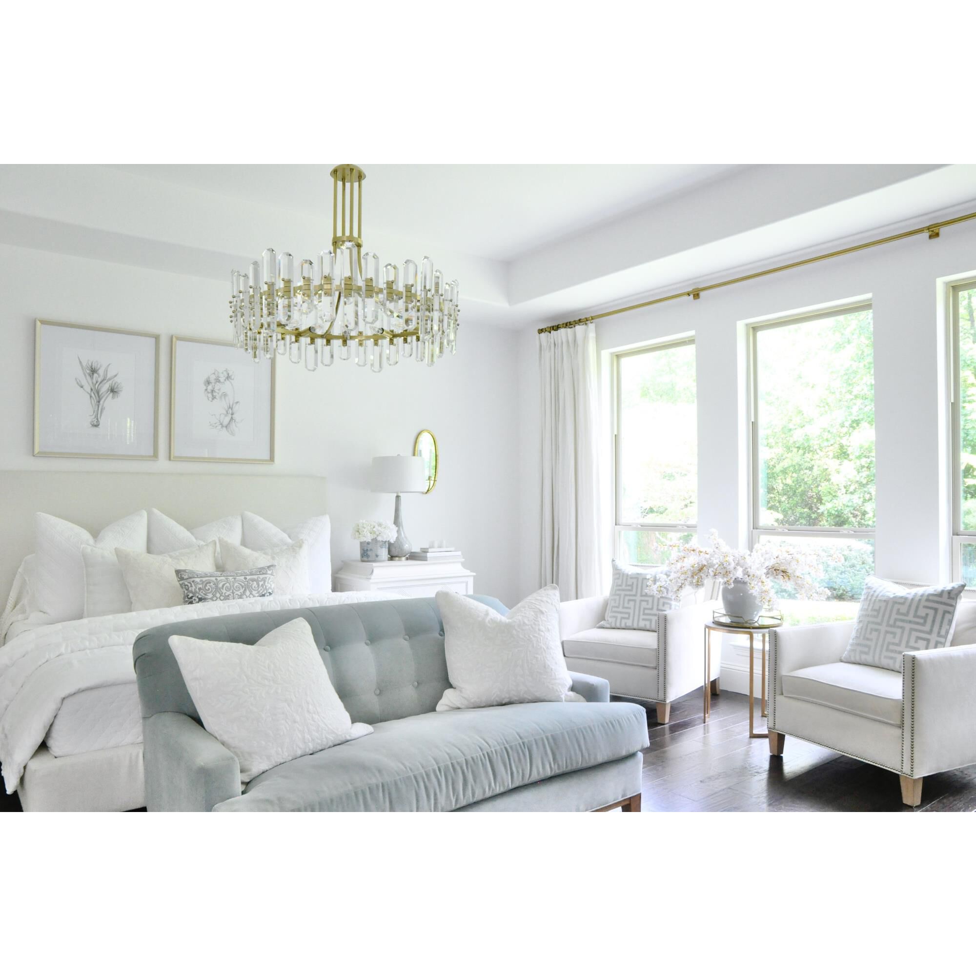 Bolton 31 Inch 12 Light Chandelier by Crystorama